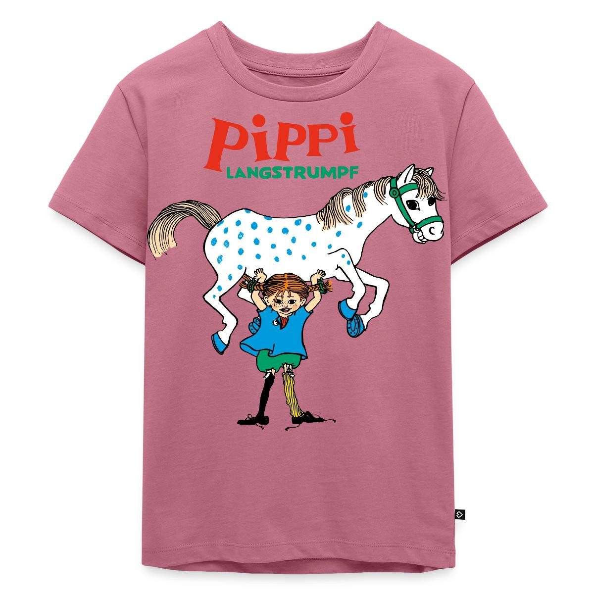 Spreadshirt T-Shirt Pippi Langstrumpf Pippi Hebt Kleiner Onkel Kinder Premium T-Shirt (1-tlg)