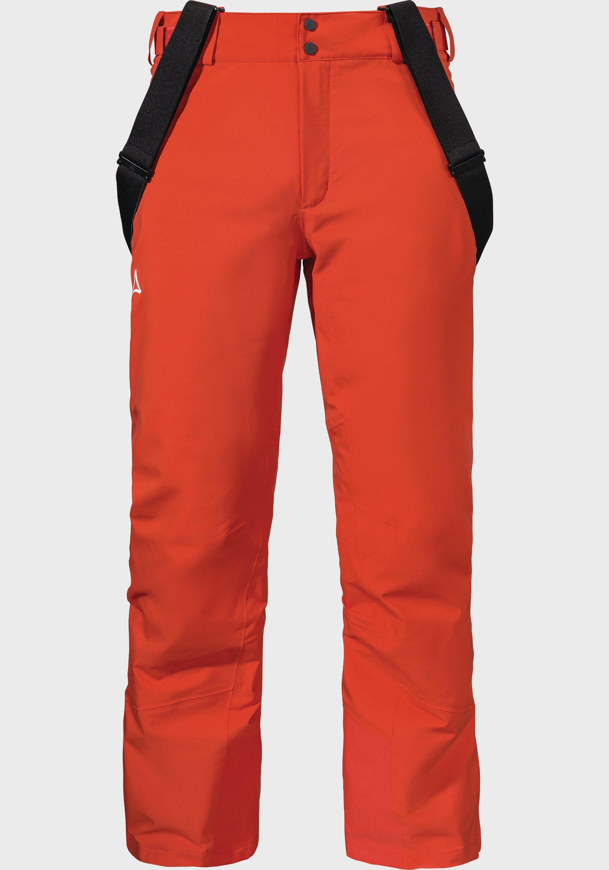 Pants orange M Weissach Ski Schöffel Latzhose