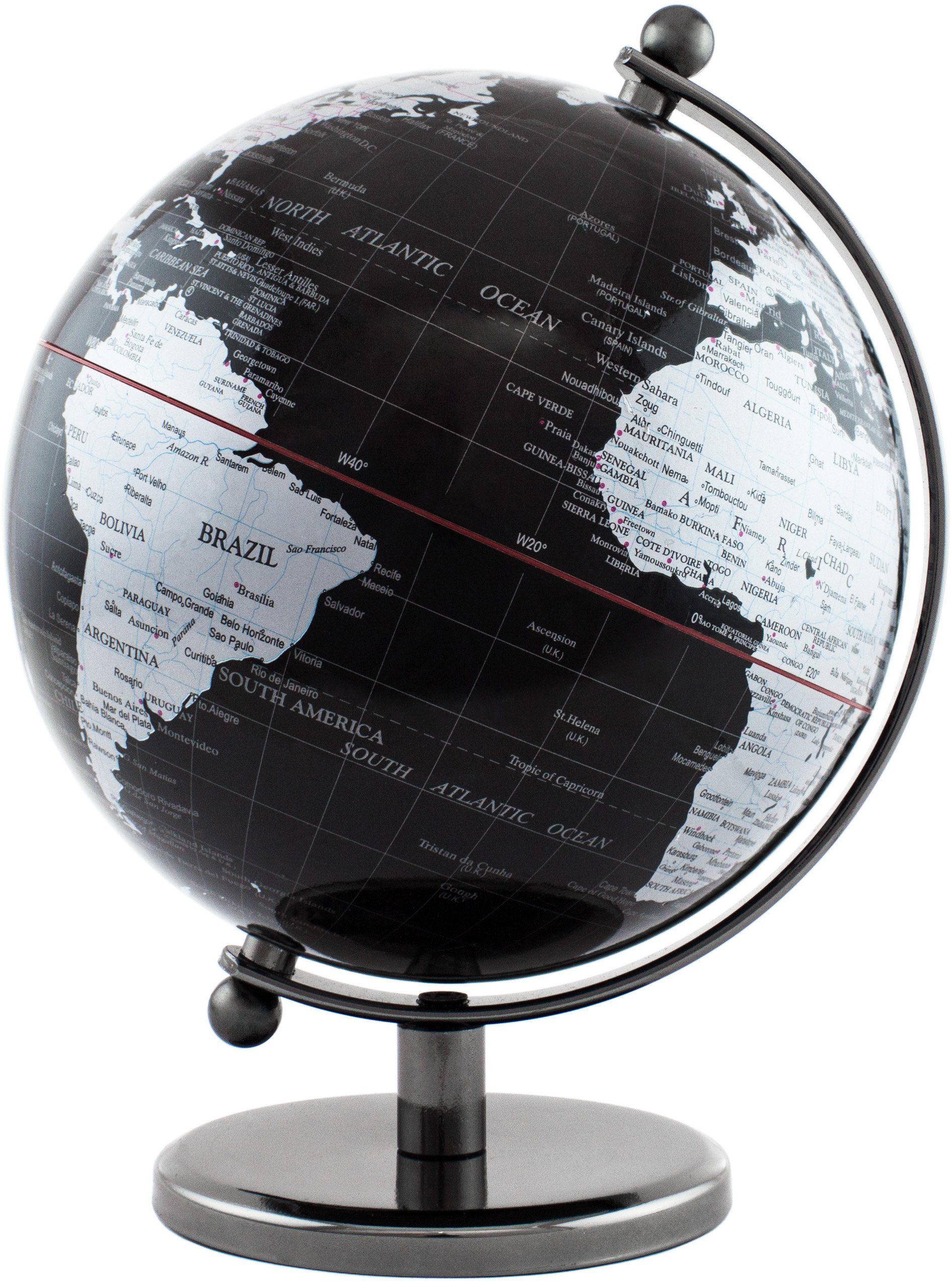BRUBAKER Globus »Designer Weltkugel, 19 cm groß«, (1-tlg), stilvolle  Erdkugel aus Acryl und Edelstahl, Landkarte Deko Kugel für Wohnzimmer,  Arbeitszimmer, Büro online kaufen | OTTO