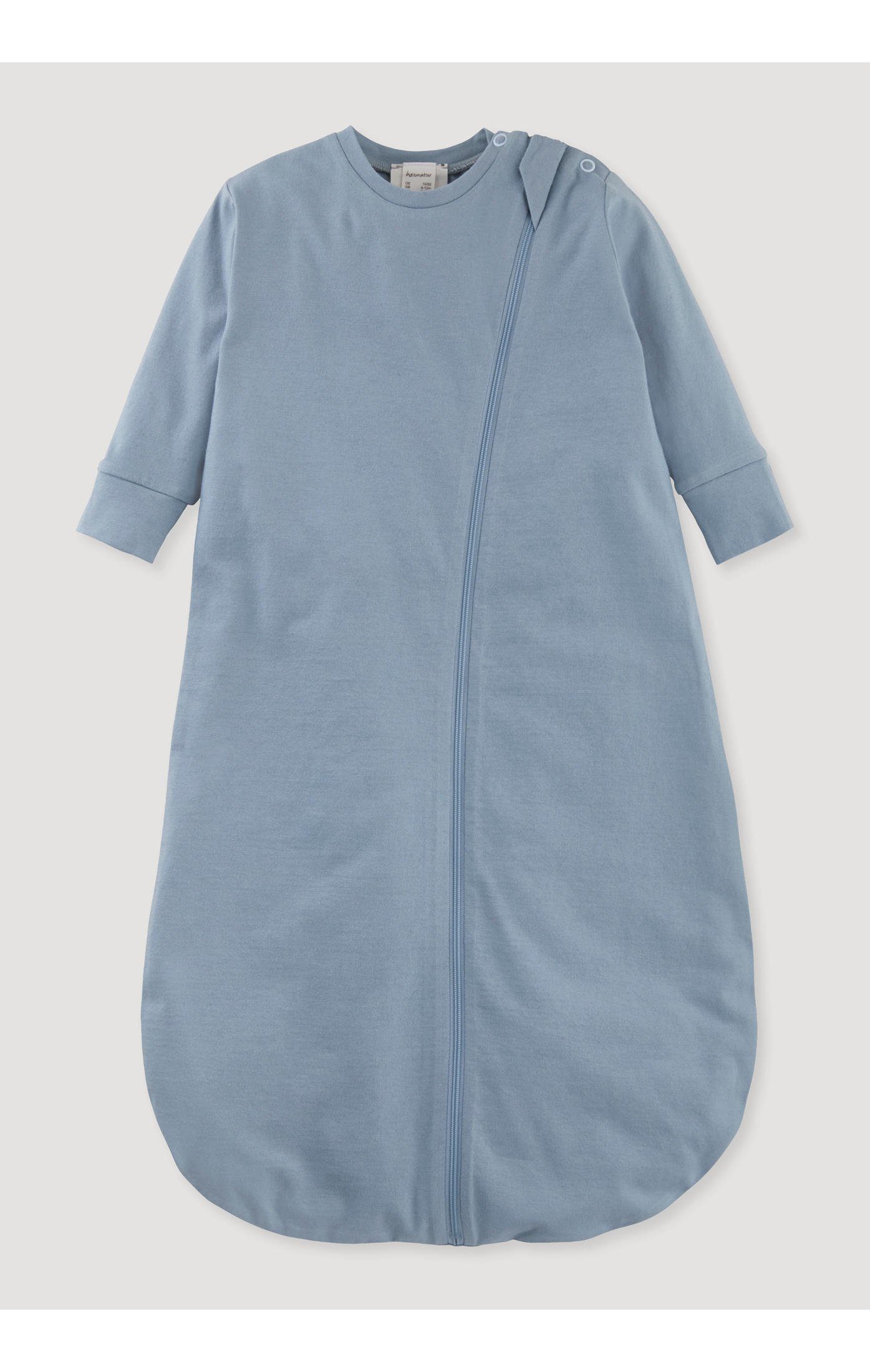 Hessnatur Babyschlafsack aus reiner Bio-Baumwolle (1 tlg) helles jeansblau | Schlafsäcke