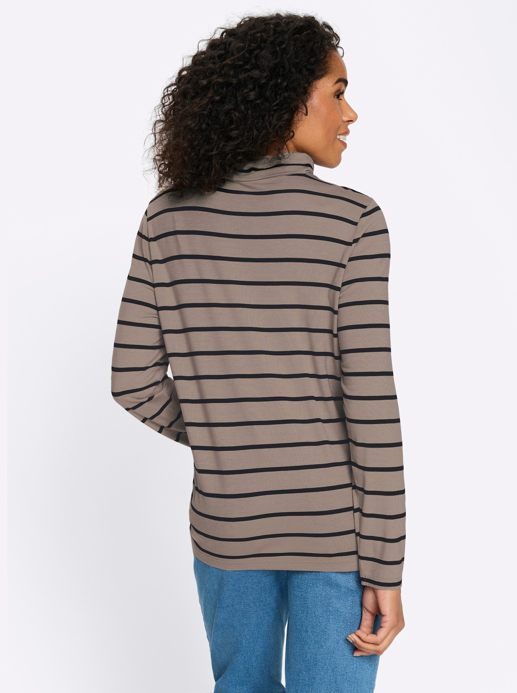 Sieh an! T-Shirt Rollkragenshirt . günstig online kaufen