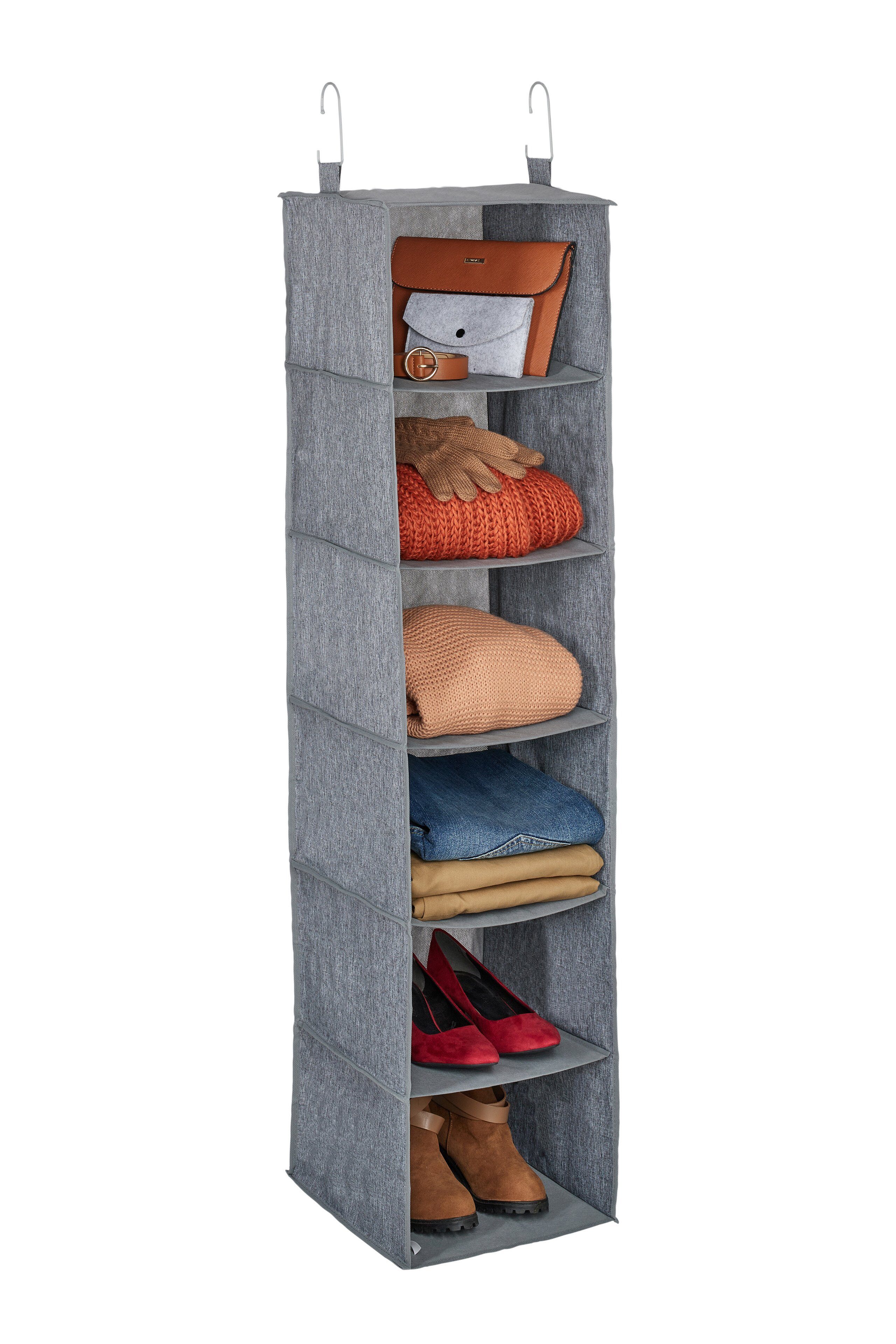 relaxdays Hängeaufbewahrung Kleiderschrank Hängeregal mit 6 günstig online kaufen