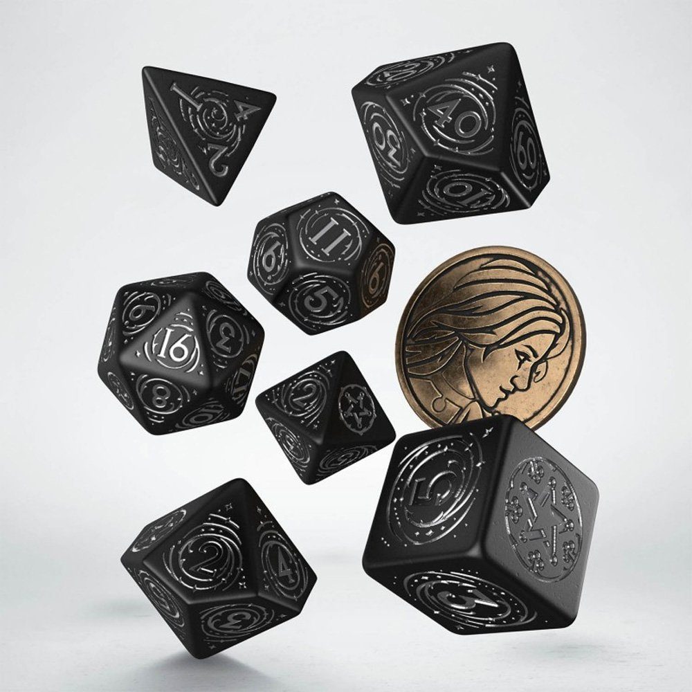 Spiel The Witcher Dice Set Yennefer - The Obsidian Star (mit Sammlermünze)