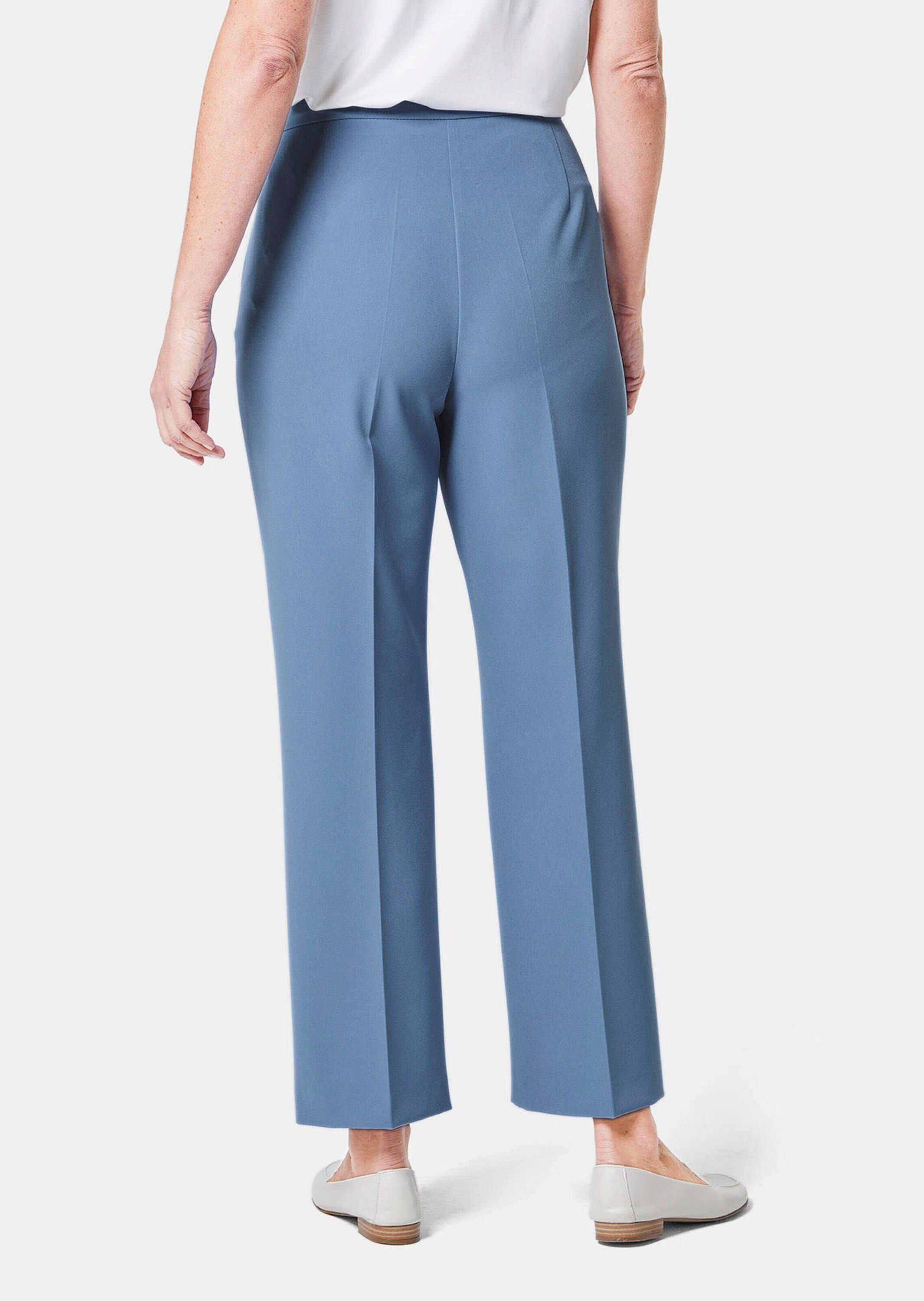 GOLDNER Stoffhose Elegante Hose mit etwas weiterem Bein