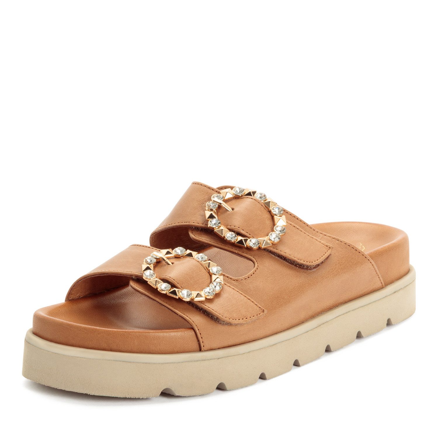Tamaris Pantolette Sommerschuh mit schmuckbesetzten, verstellbaren Schnallen