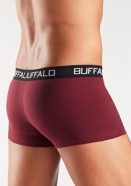 Buffalo Boxershorts (Packung, 4-St) in Hipster-Form mit Kontrastbund