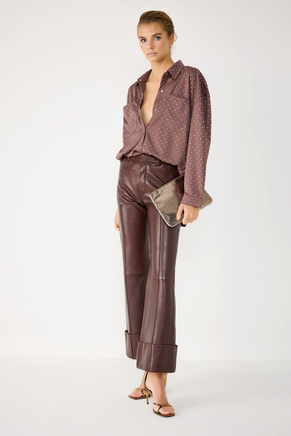 No Matter What Hemdbluse Glänzendes Steinhemd günstig online kaufen