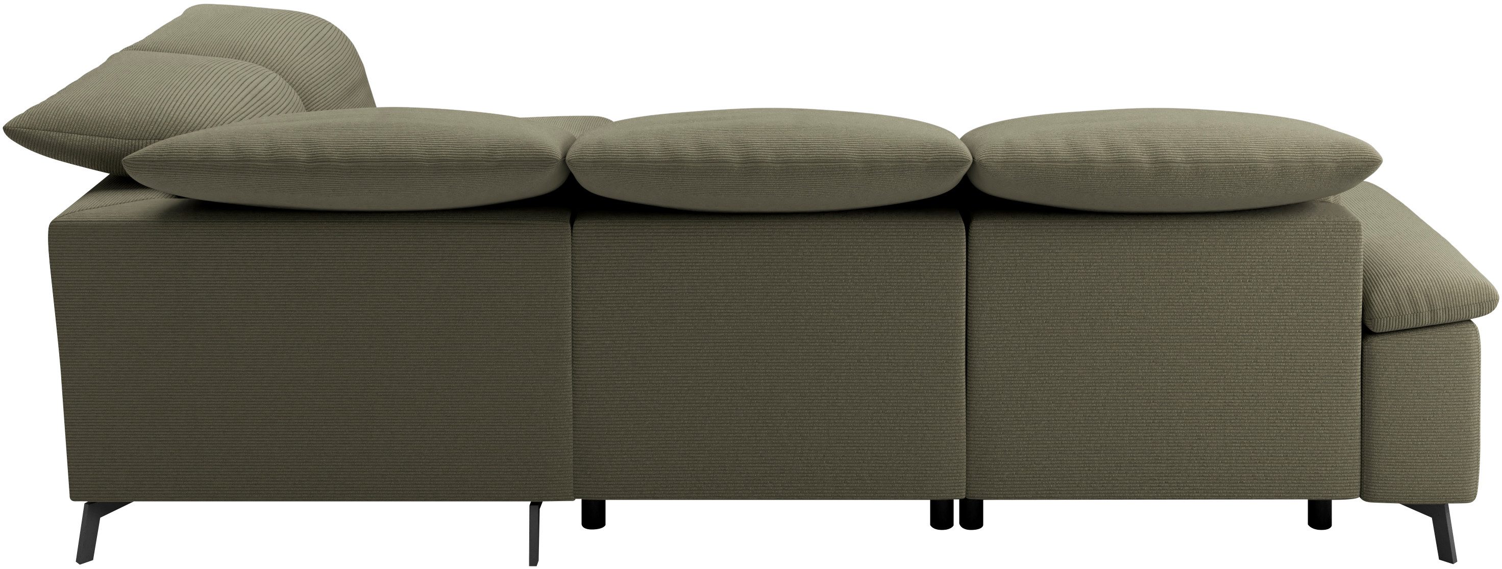 Musterring Ecksofa MR 370, intelligenter Komfort im modernen Design, Optionale Relaxfunktion, flexible Kopfteile & klappbare Armlehnen