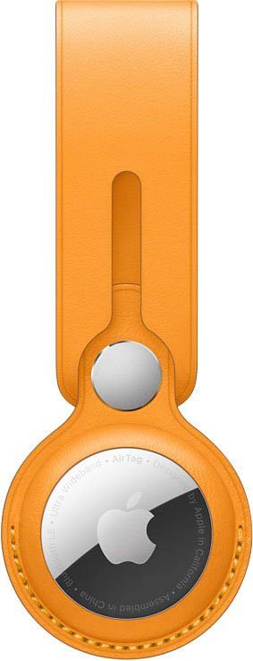 Apple Schlüsselanhänger AirTag Leather Loop California Poppy | Schlüsselanhänger