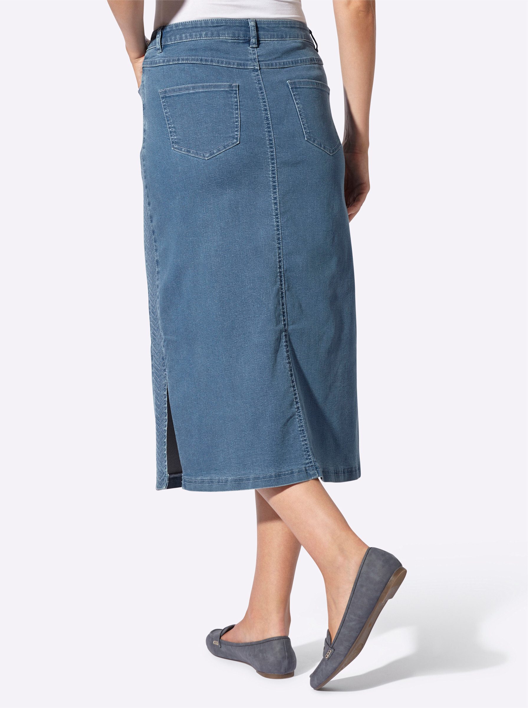 Witt A-Linien-Rock Jeansrock günstig online kaufen