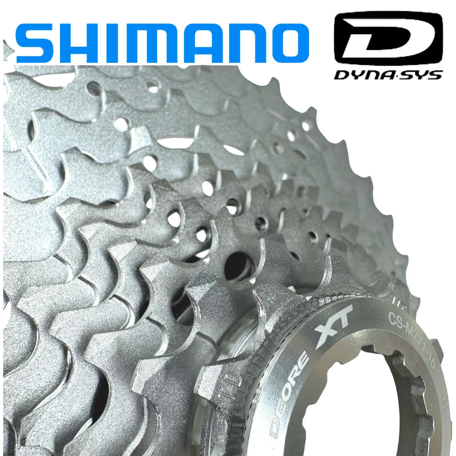 Shimano Fahrradkurbel Shimano Deore XT CS-M771 10-Fach MTB / Ebike Ersatz Kassette 11-36