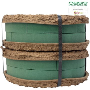Oasis Schaumgummi OASIS® BIOLIT® Ring - 4,5 x 24cm Ø - innen: 14,5cm Ø - 4 St.