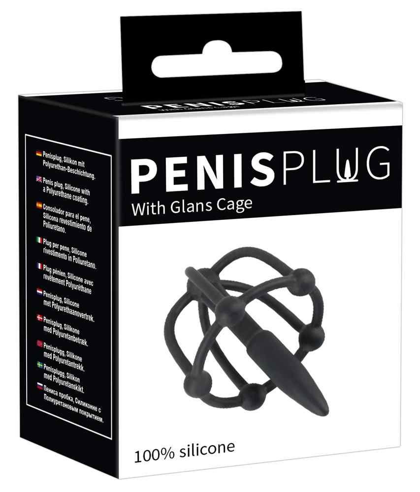 PENIS PLUG Peniskäfig Penis-Plug mit Eichelkäfig