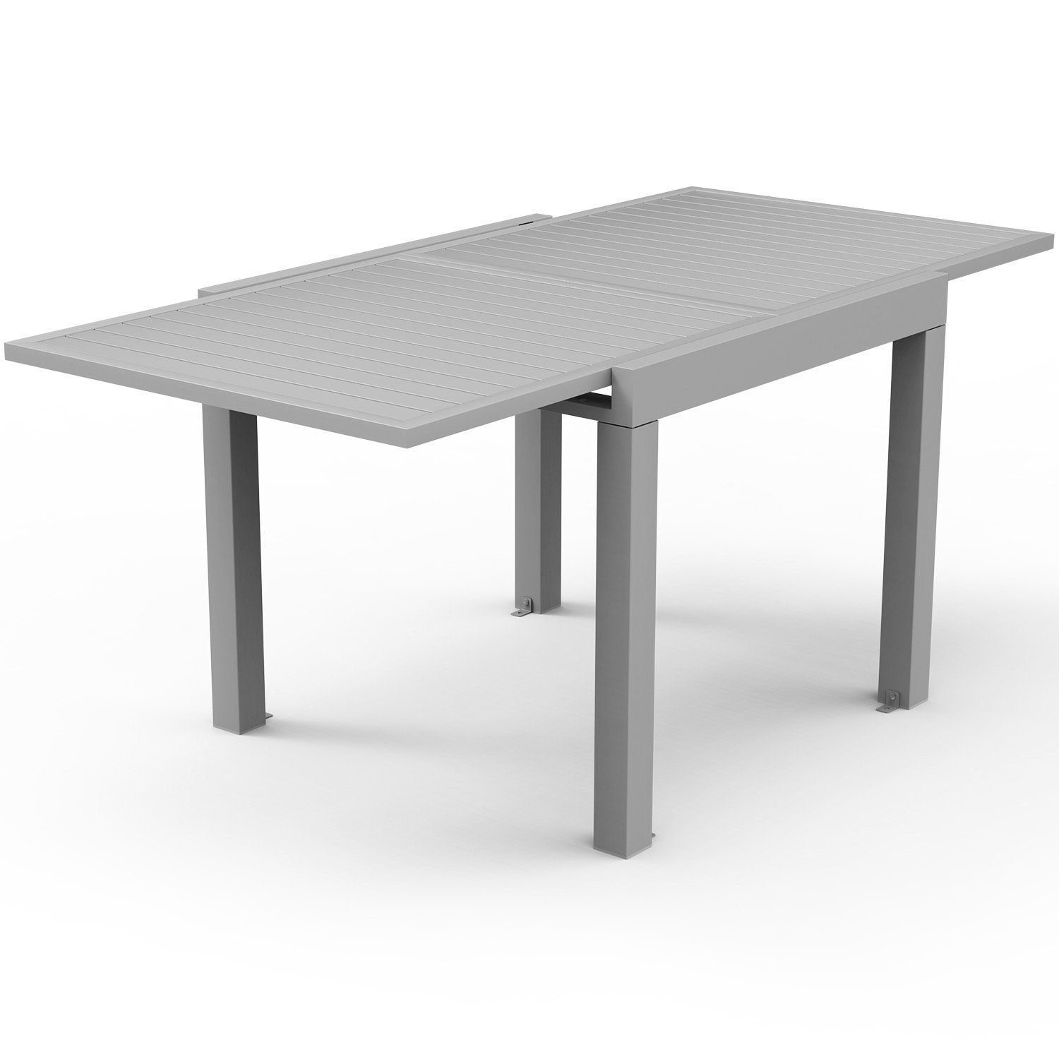 HOMALL Gartentisch Gartentisch Aluminium Ausziehtisch 80/160 günstig online kaufen