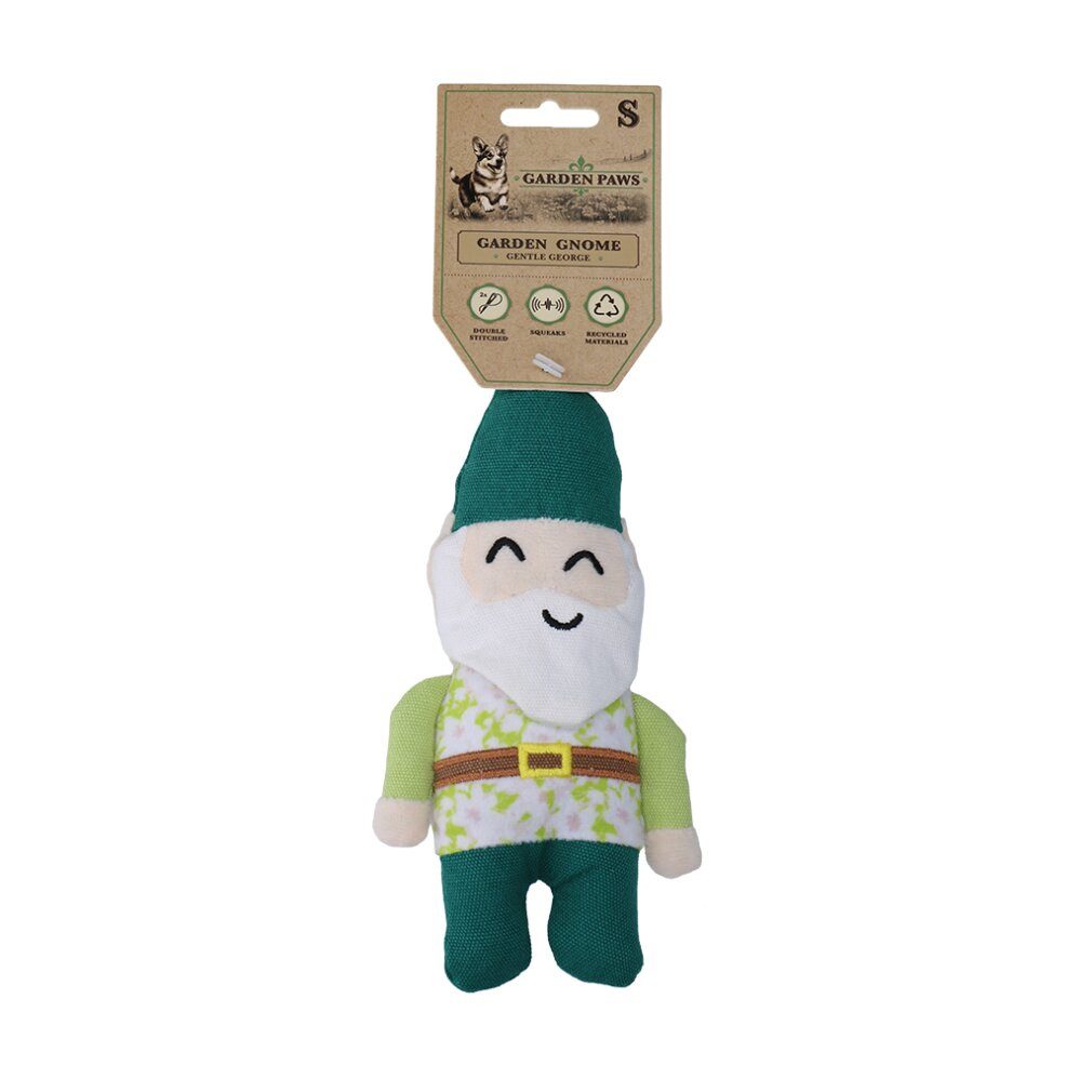 Garden Paws Tierquietschie Garden Gnome Gentle George S