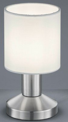 TRIO Leuchten LED Tischleuchte Garda, LED Warmweiß wechselbar