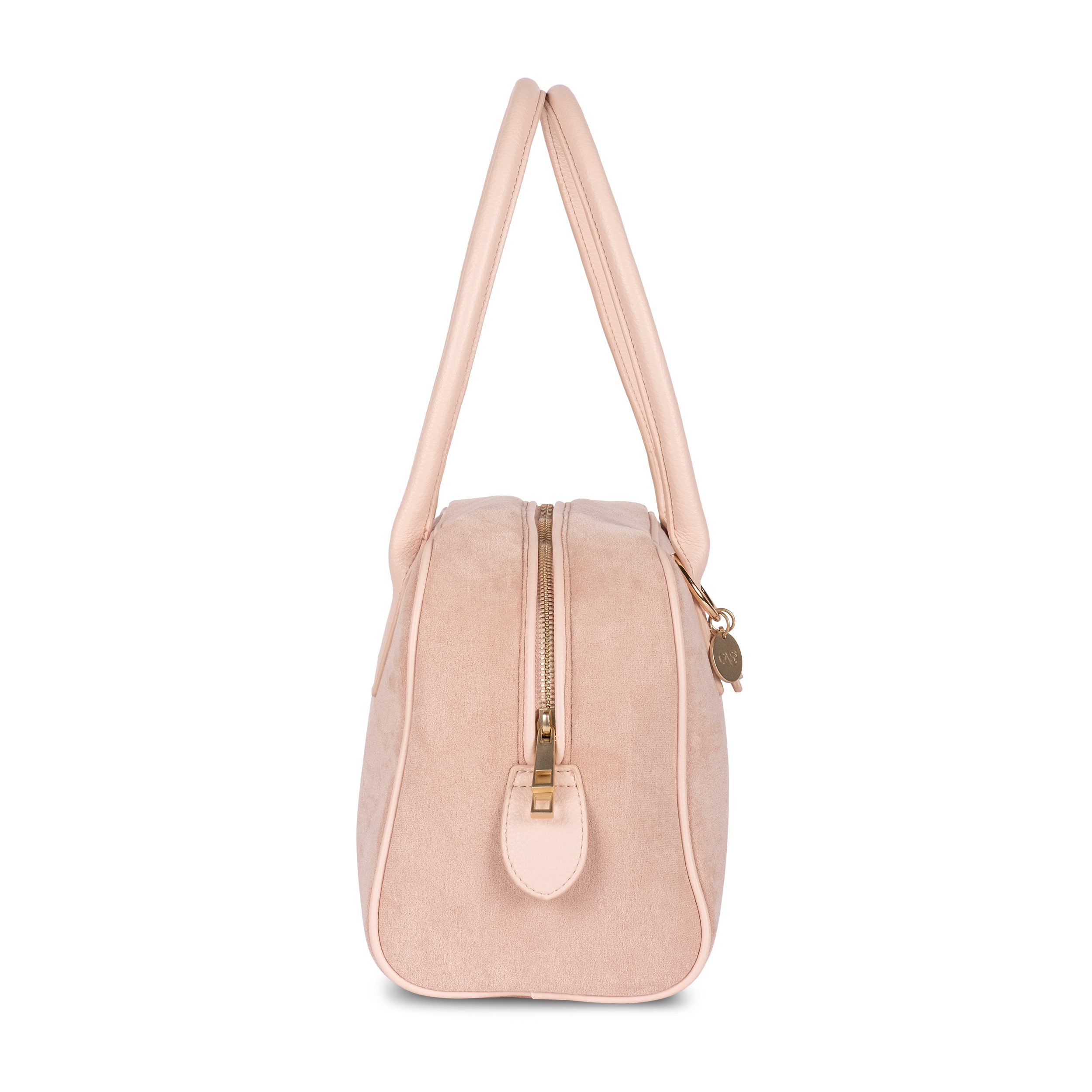 Cas8 Handtasche Rike 35594 - vegane Schultertasche in Wildleder-Optik