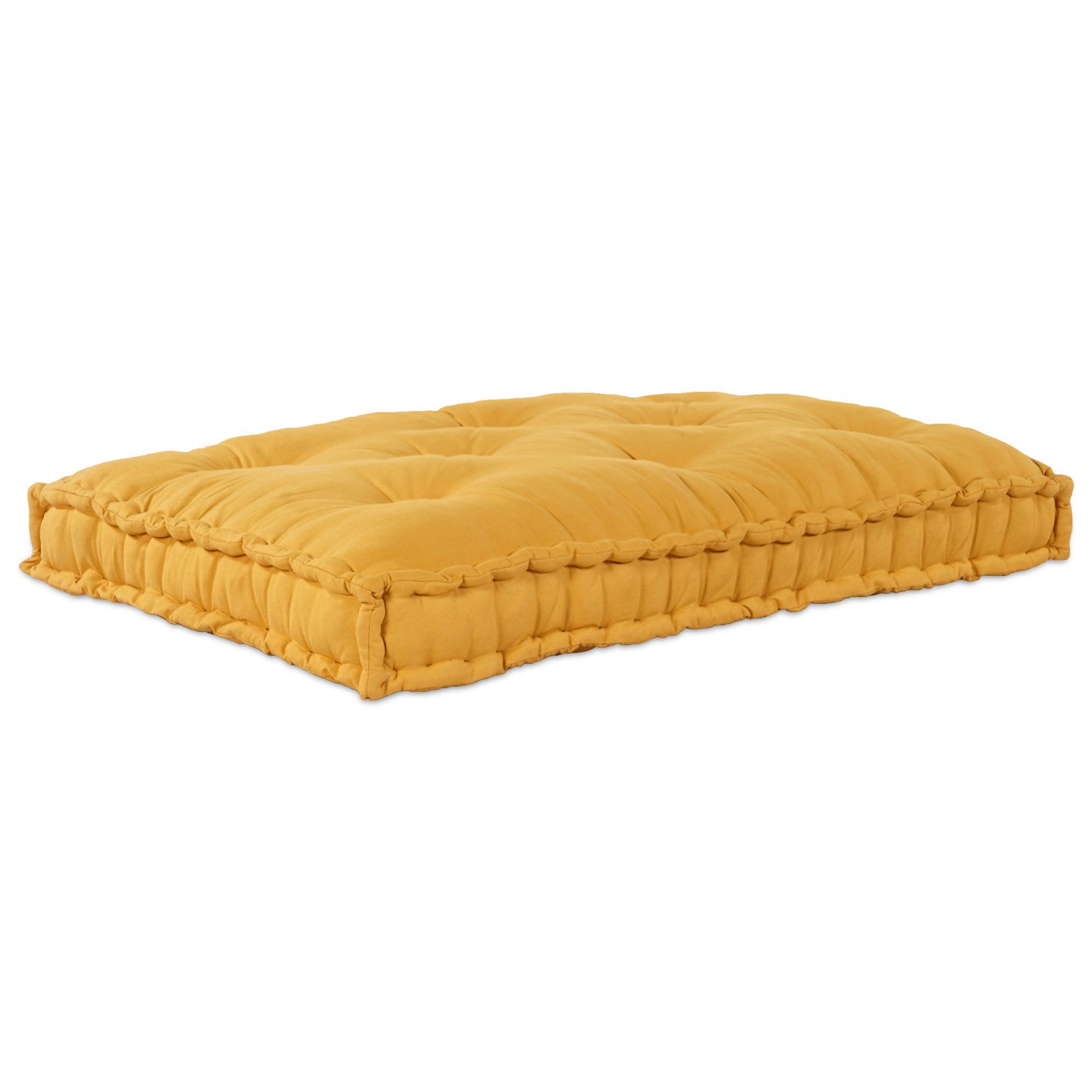 vidaXL Sitzauflage Palettenkissen Gelb Stoff, (1 günstig online kaufen