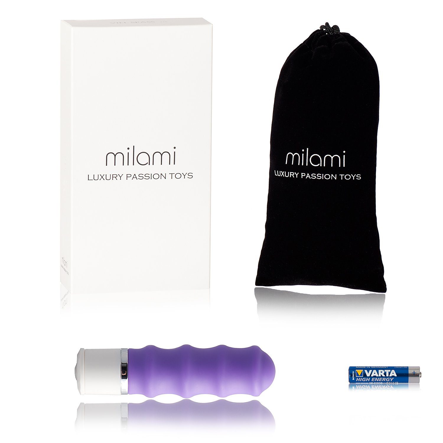 - purple Soft Vibrator Sextoy Mini-Vibrator G-Spot Mini 10 Vibrationsprogramme milami