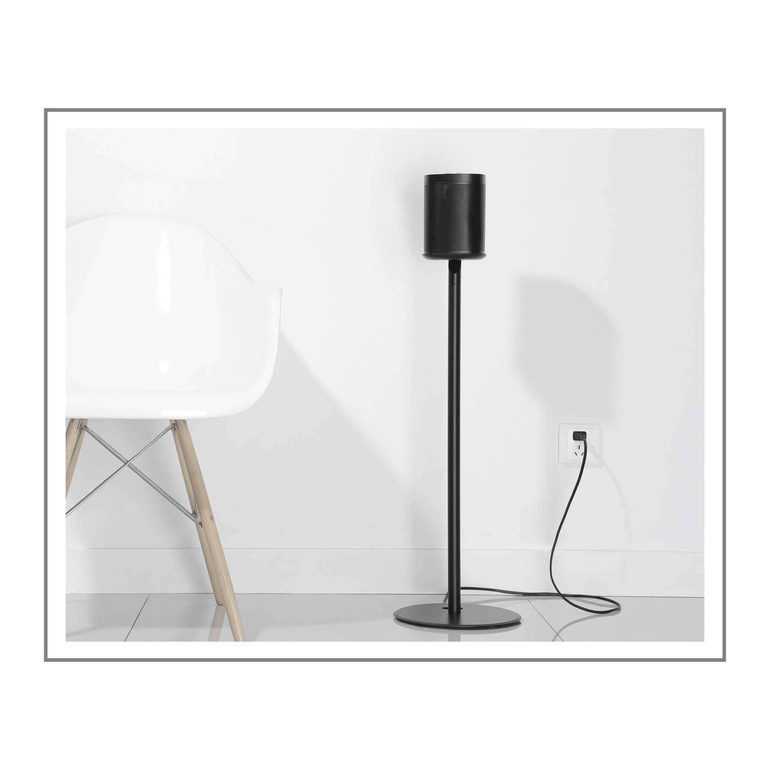 conecto Lautsprecher-Wandhalterung conecto CC50595 Premium Standfuß für SONOS ONE + SONOS PLAY:1 mit