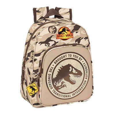 Jurassic World Rucksack Jurassic world Kinder-Rucksack Jurassic World Dominion Braun 27 x 33 x