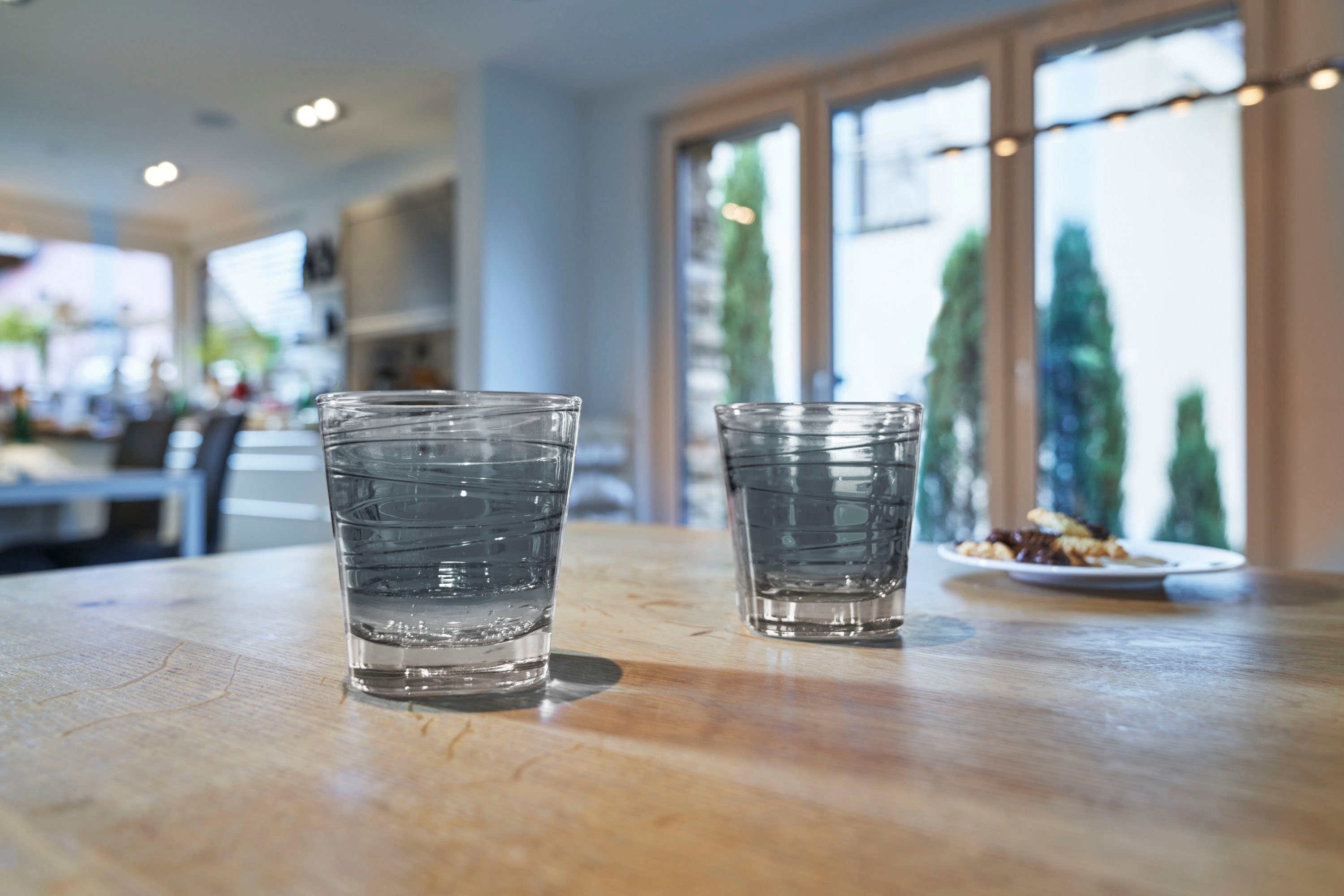 LEONARDO Gläser-Set VARIO STRUTTURA, 6-tlg., Glas, 250 ml, 6-teilig