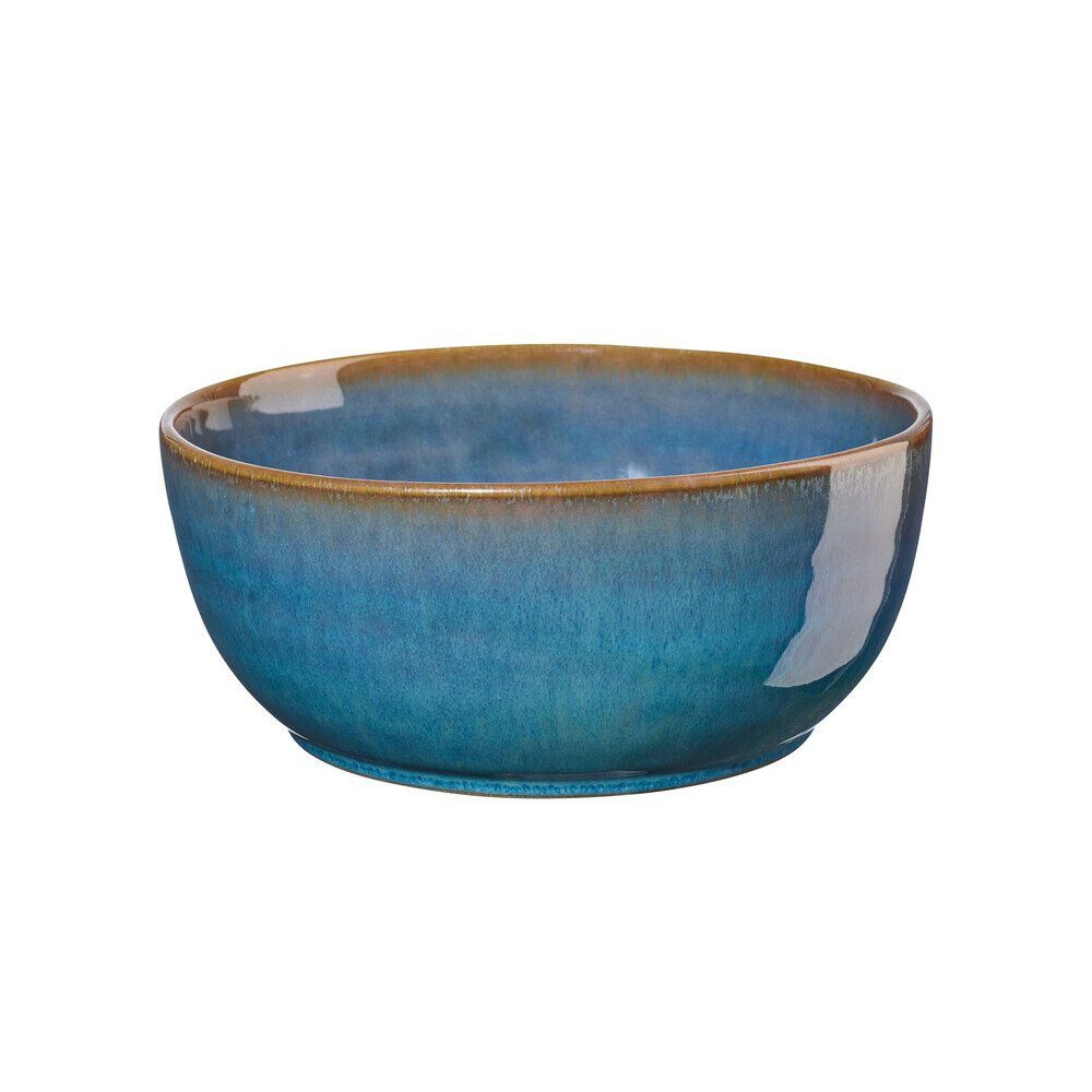ASA SELECTION Schale Schale 18 cm Poké Bowl Curacao, Keramik, (1-tlg), Buddha Bowl, Poké Bowl, Müslischale, 900 ml, Keramik, blau, Unikat