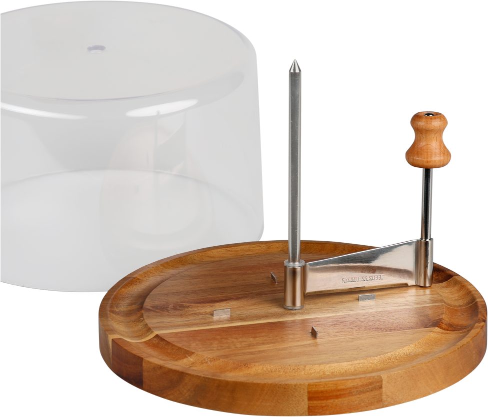 KESPER® Käsehobel Schokoladenhobel, Holz, (1-St), mit Haube