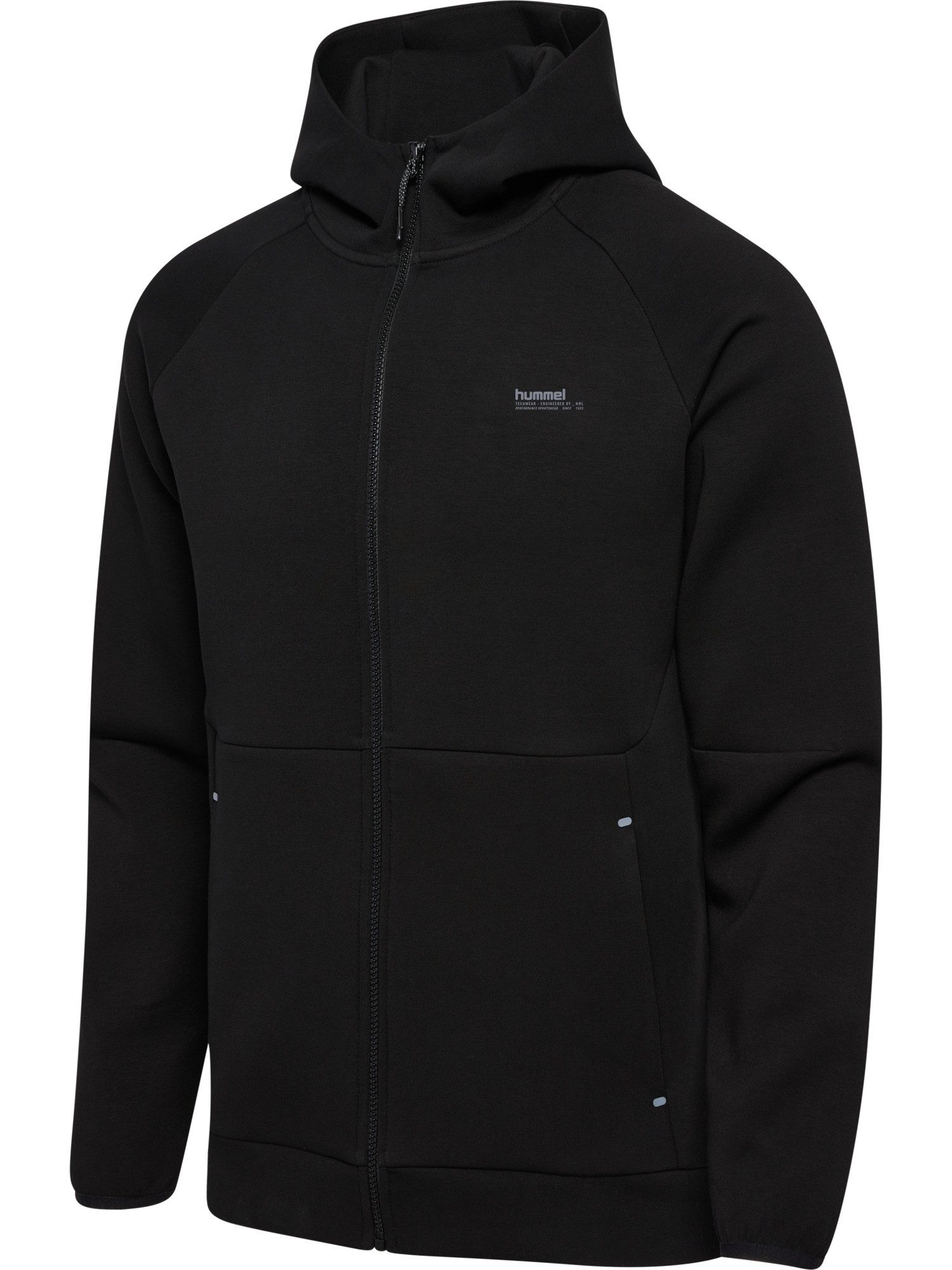 hummel Kapuzensweatjacke HMLTECH FLEECE REGULAR ZIP HOODIE mit Kapuze, Langarm, normale Schnittform