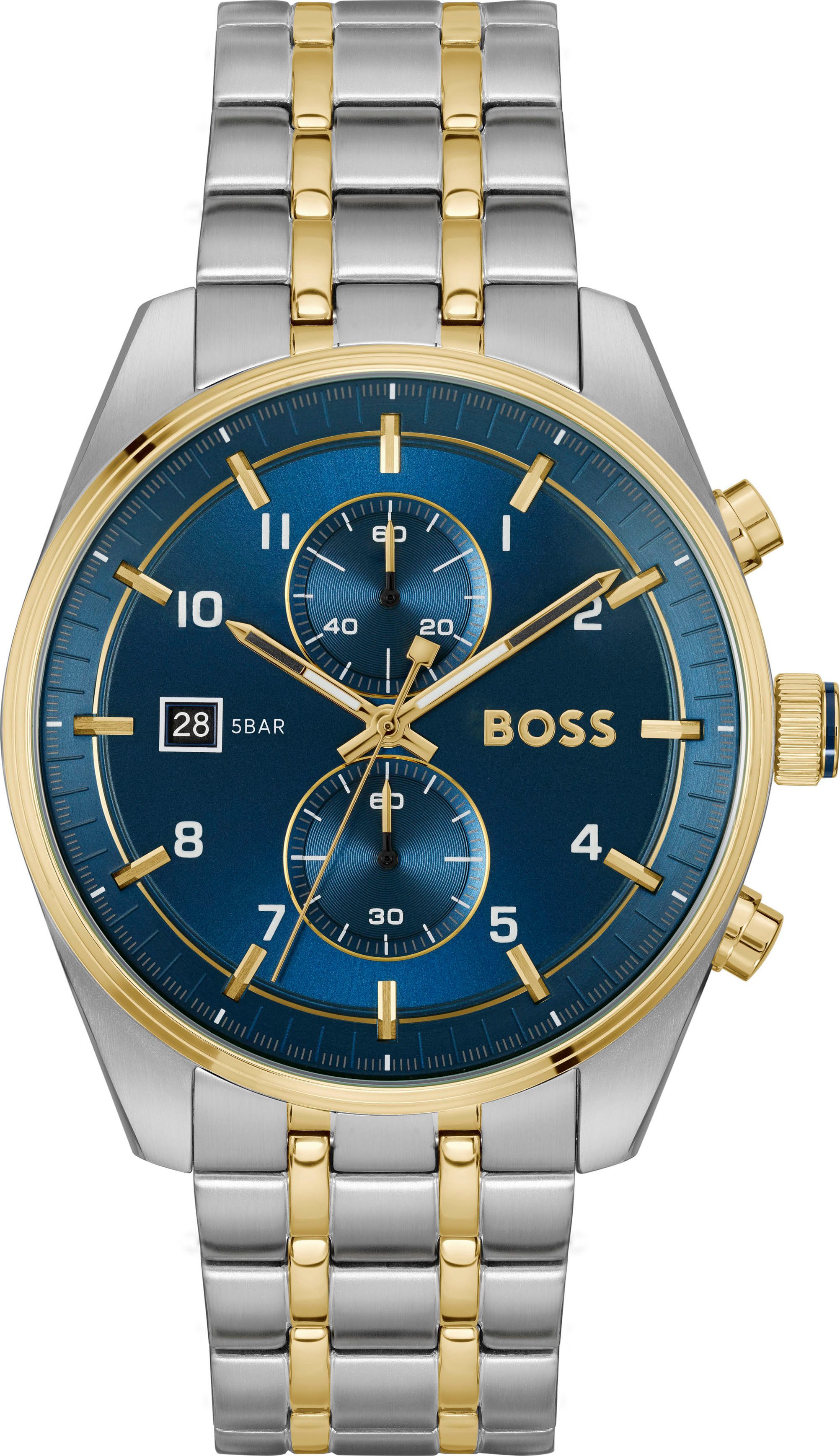 BOSS Chronograph SKYTRAVELLER 1514247, Quarzuhr, Armbanduhr, günstig online kaufen