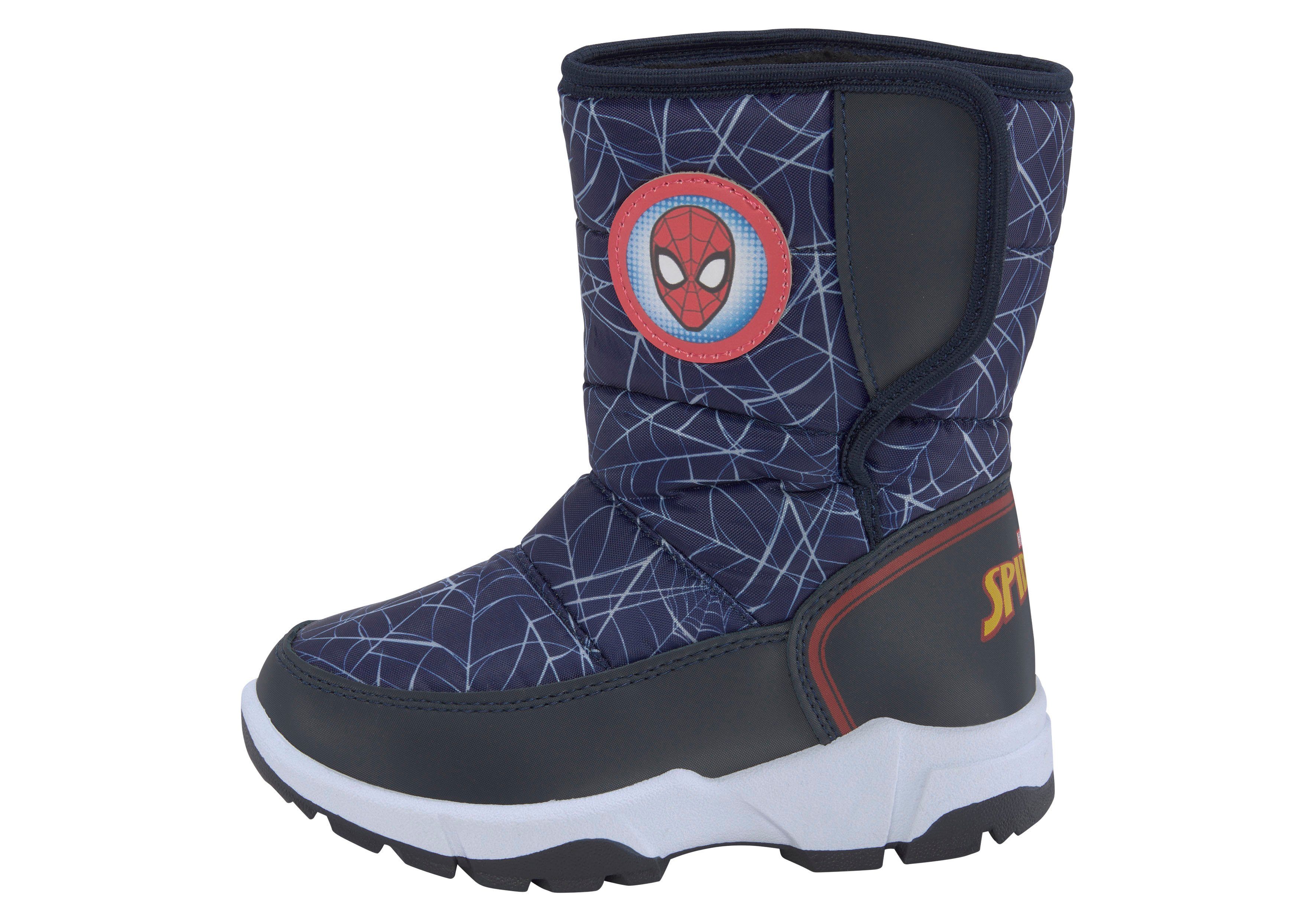 Klettverschluss mit Winterboots Spiderman Disney