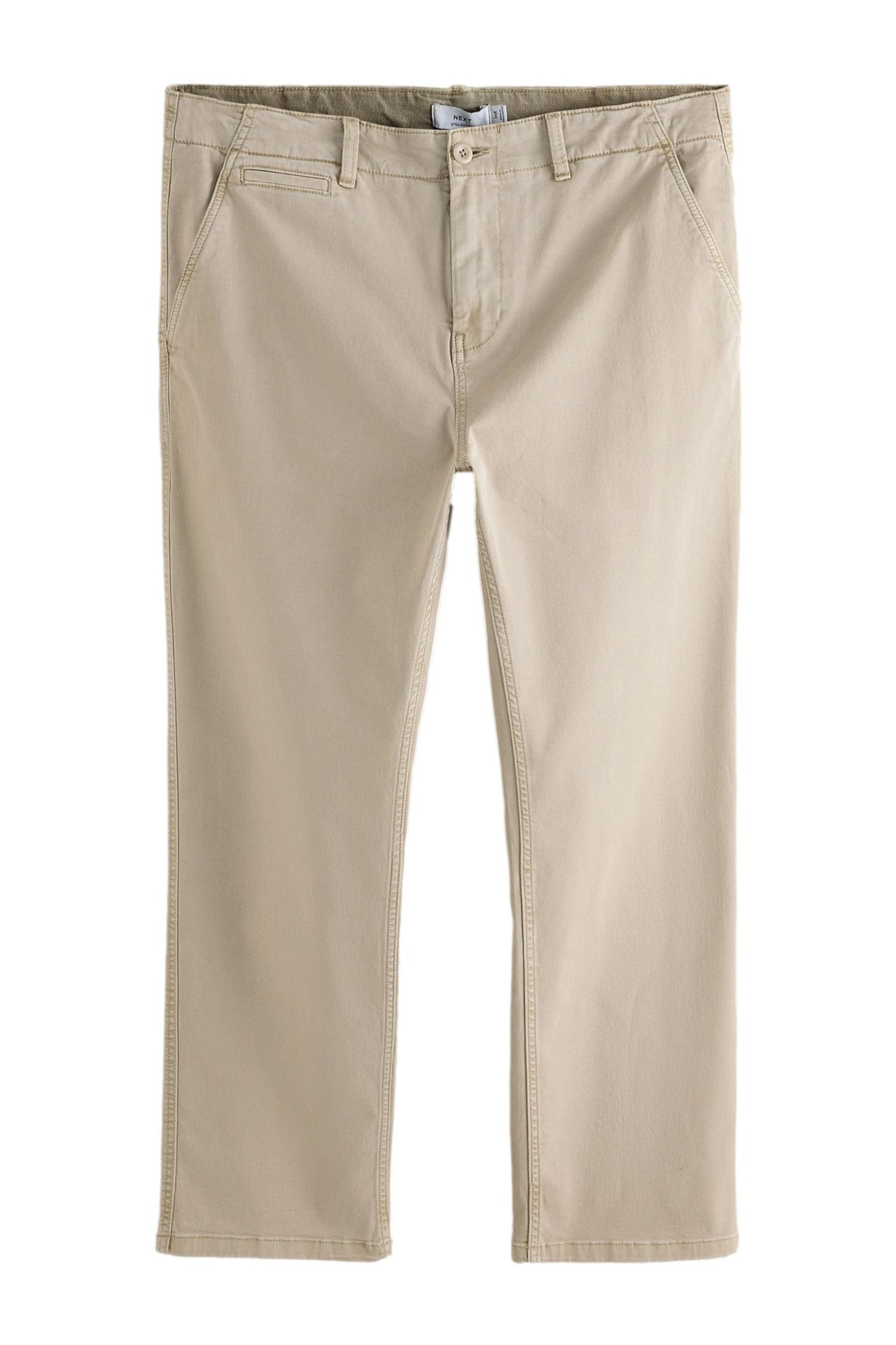 Next Chinohose Straight Fit Chinohose mit authentischer Waschung (1-tlg)