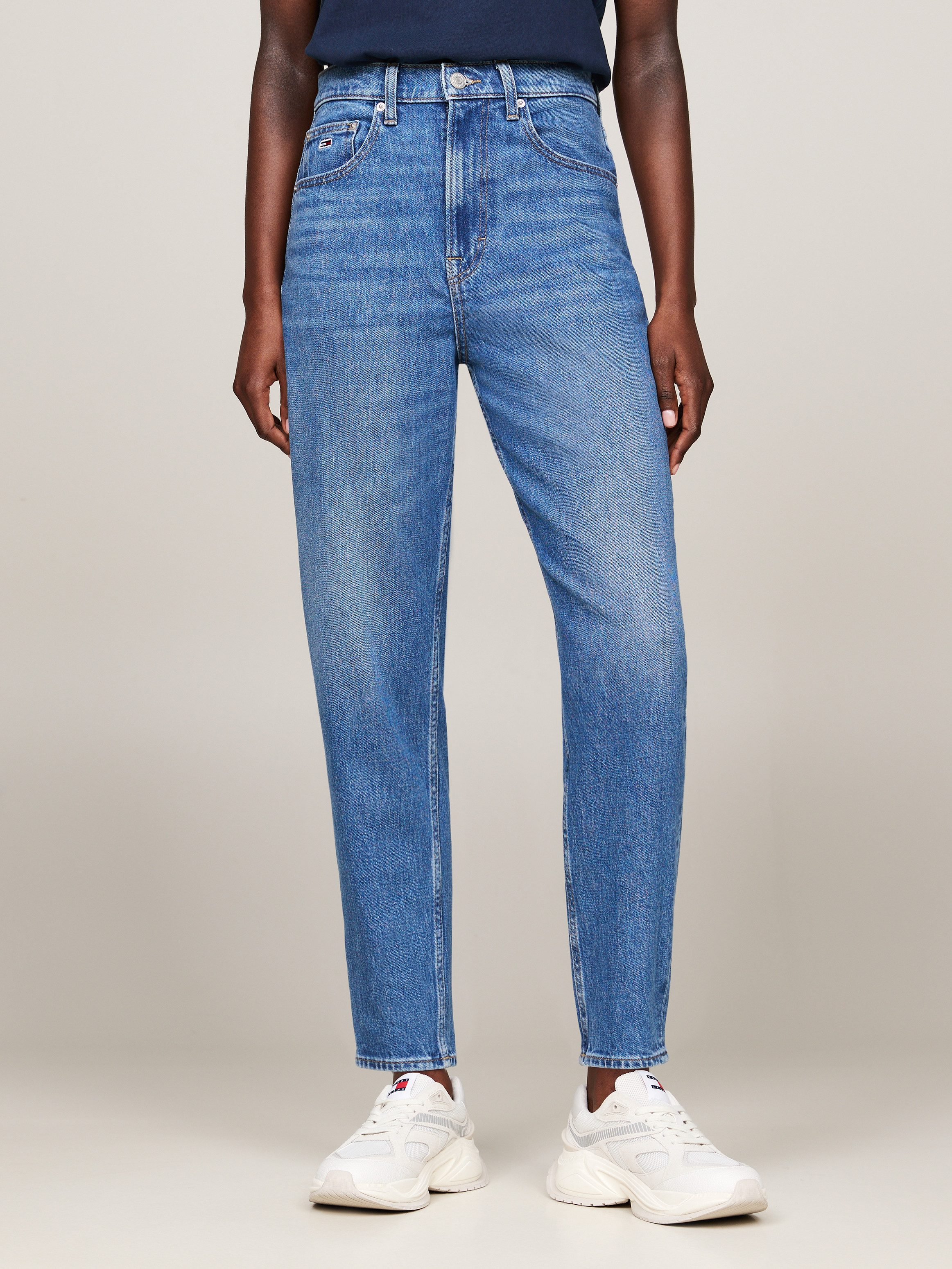 Tommy Jeans Tapered-fit-Jeans "High waist - Mom-Jeans Tapered", Im 5-Pocket günstig online kaufen