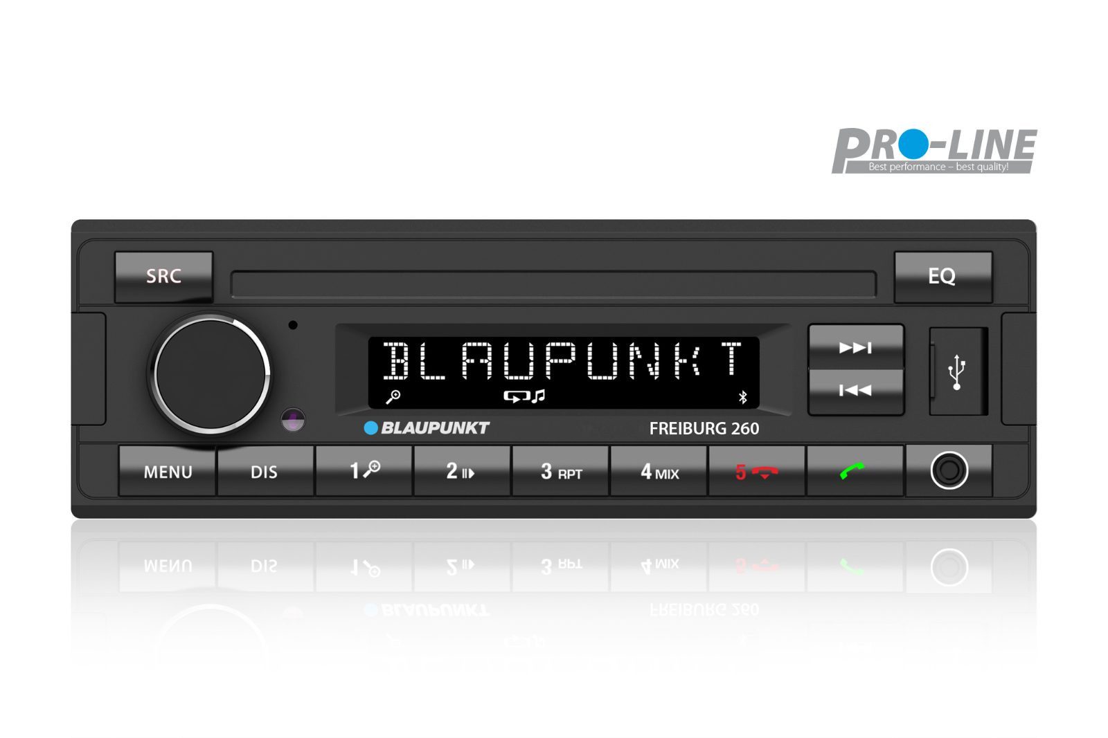 Blaupunkt Blaupunkt Freiburg 260 1-DIN Autoradio RDS/Bluetooth/USB/AUX/SWC Autoradio