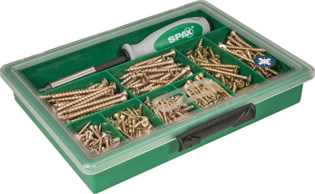 Holzbauschraube Spax Sortimentskasten - 630 Stk.