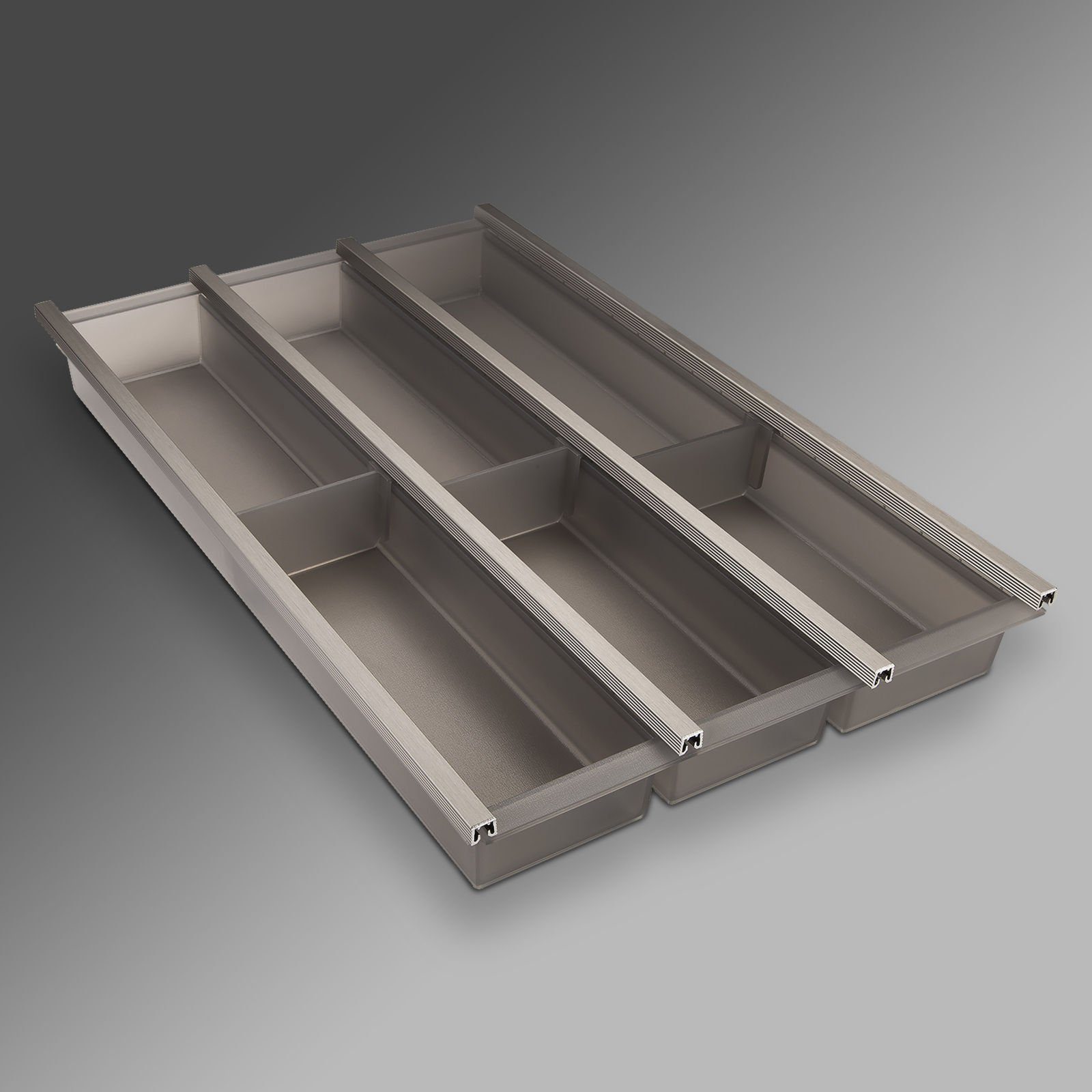 SO-TECH® Besteckeinsatz Cuisio Besteckeinsatz transluzent-graphitgrau Schub günstig online kaufen