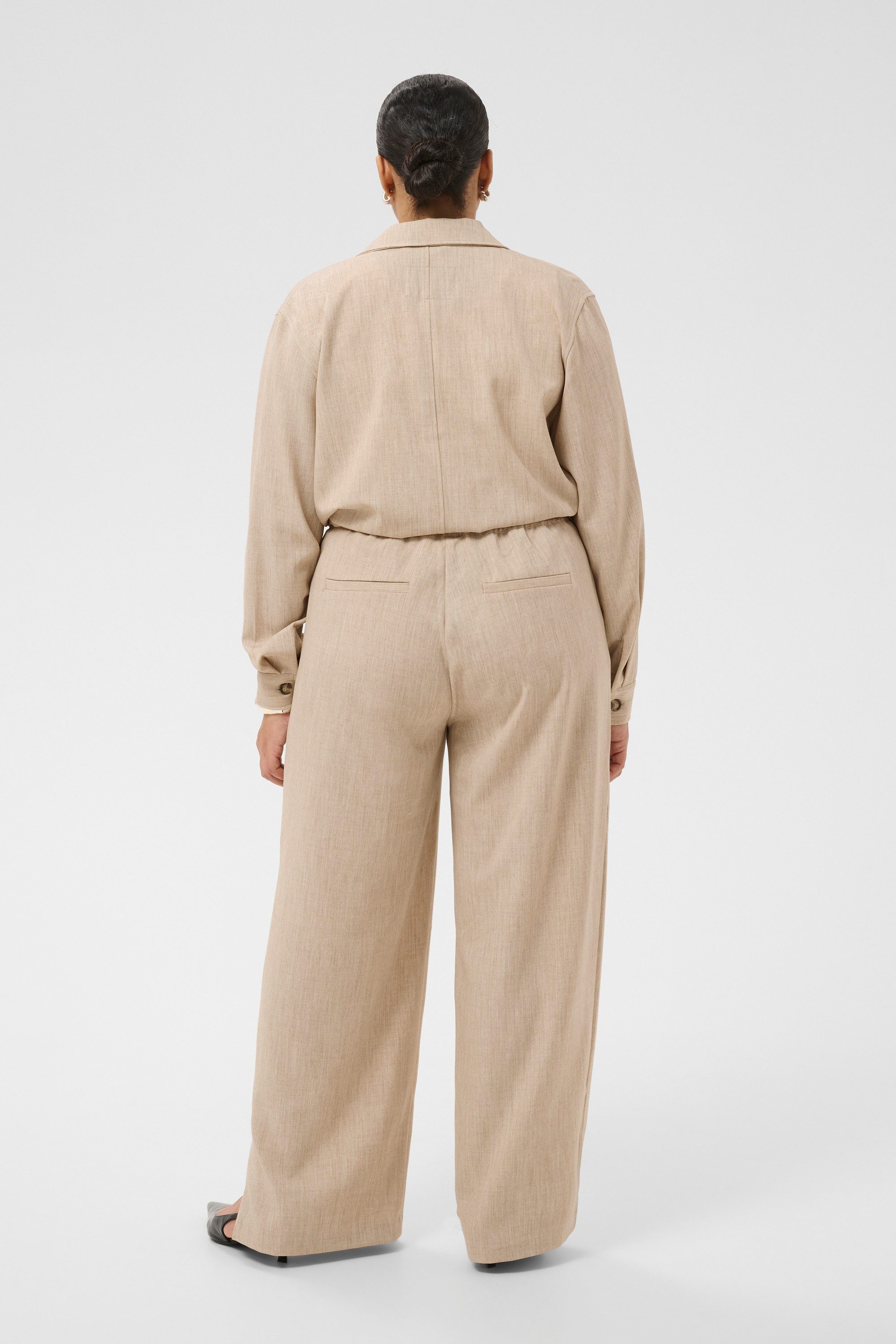KAFFE Curve Stoffhose Casual Hose KColina Große Größen – Bild 3 von 5