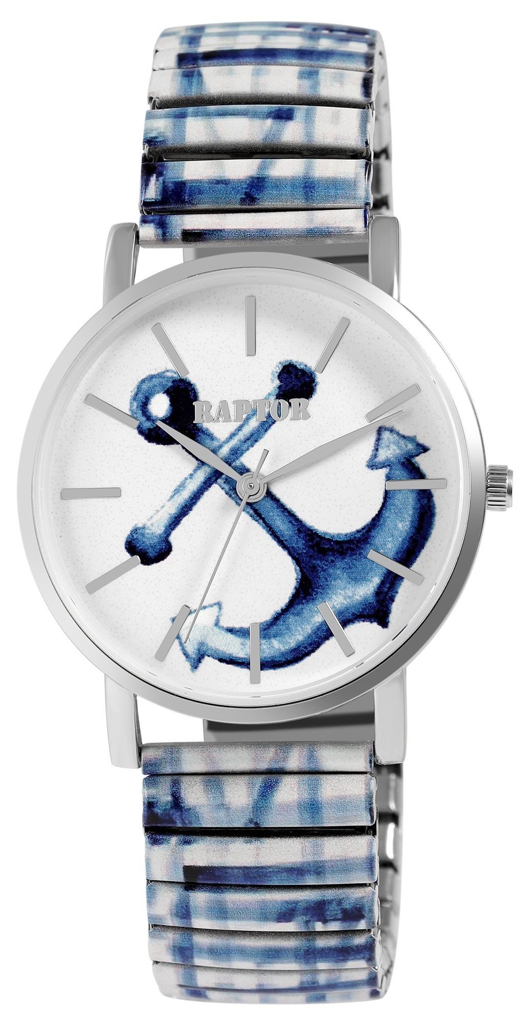 Raptor Quarzuhr Colorful Edition mit Edelstahlzugarmband, 3 ATM, Mineralgla günstig online kaufen