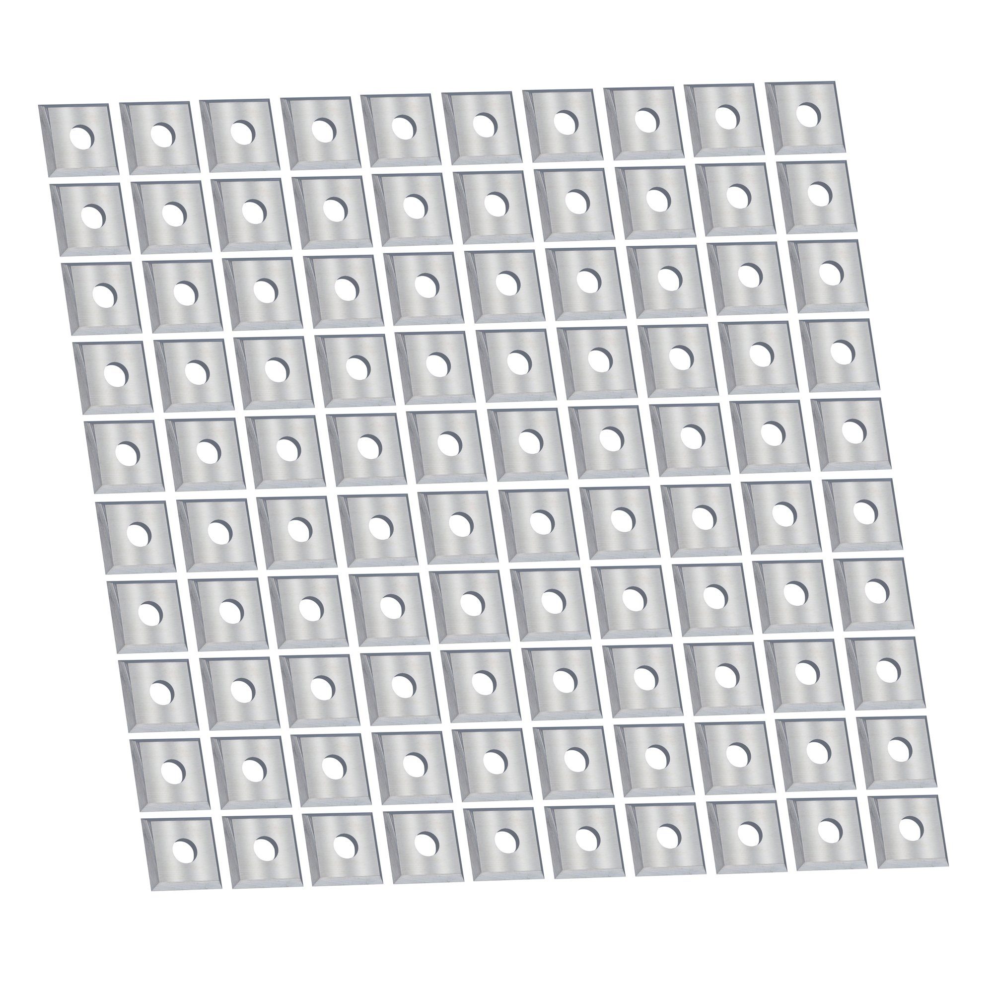 Tigra Wendeplattenfräser Wendeplatte 70 40° St. Hobelköpfe 100 21x21x5,5mm für
