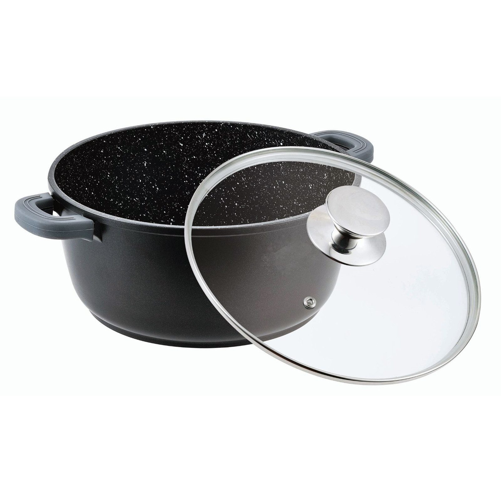 Cheffinger Kochtopf 3,5 L Suppentopf Antihaft Schmortopf, Aluguss (Topf mit Deckel)