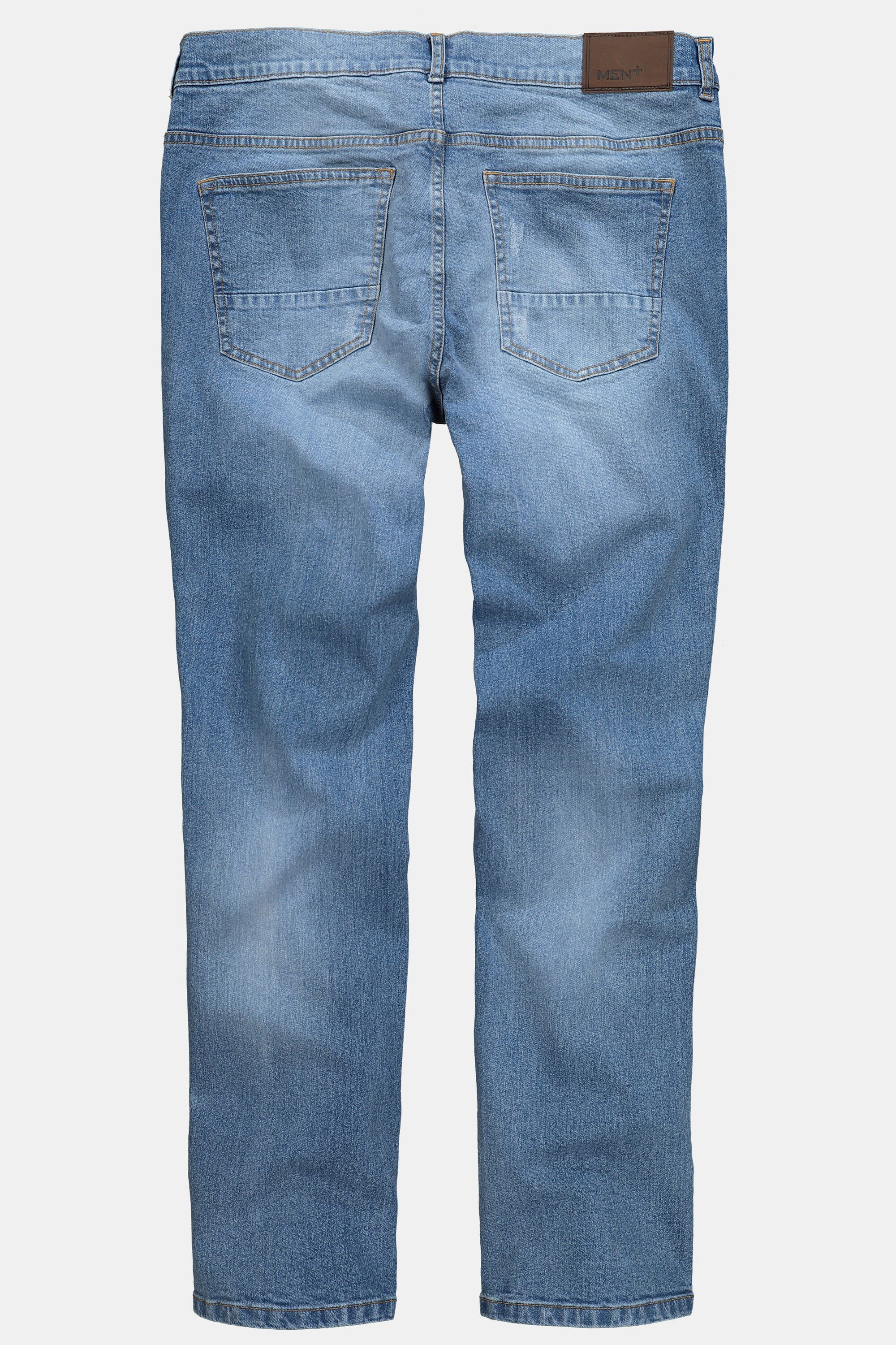 Men Plus 5-Pocket-Jeans Jeans Bauchfit Regular Fit 5-Pocket Destroys