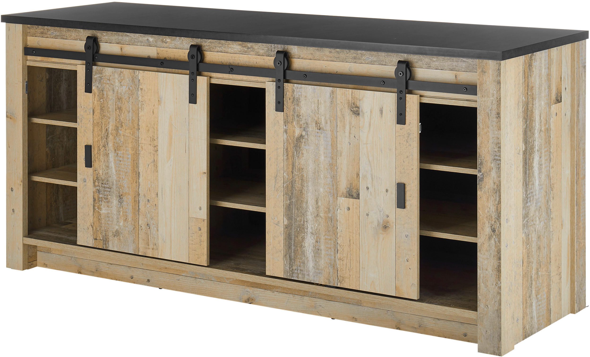 Home affaire Küchenzeile Sherwood, Breite 264 cm, mit Herdumbauschrank, ohne E-Geräte