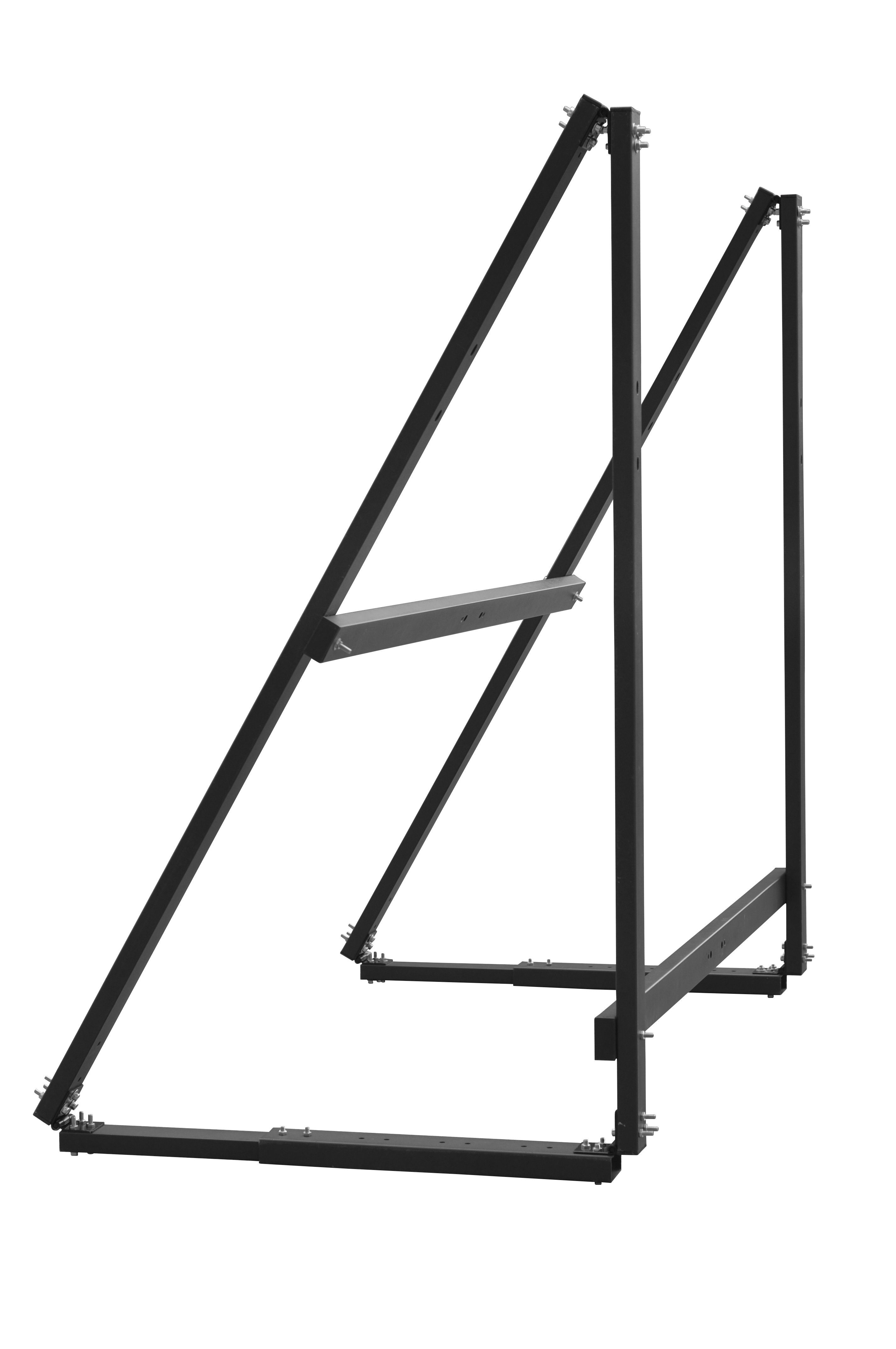 Hyrican Solarmodul-Halterung Montage-Kit multifunktional, (bis 52 Zoll, Stahlprofile, U-Bügel, Schrauben)