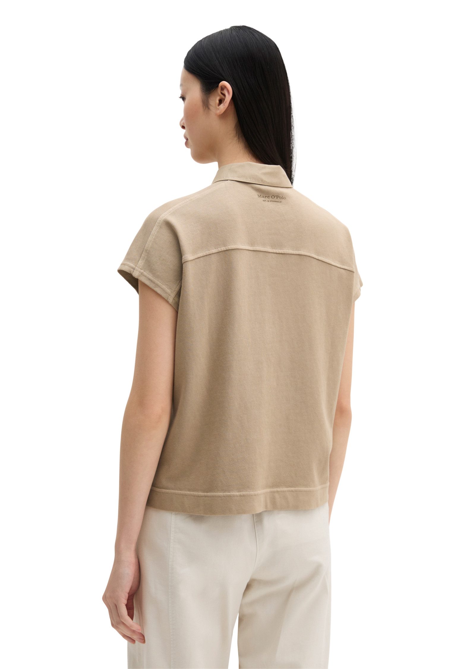 Marc O'Polo Poloshirt oversized, aus leichtem Jersey günstig online kaufen