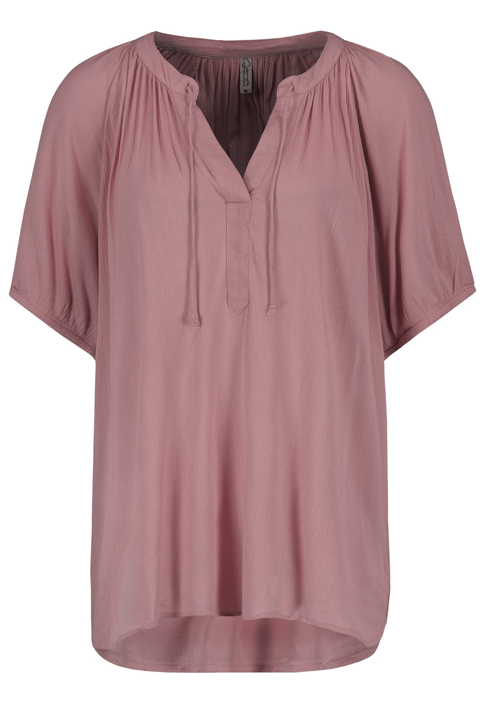 Blusenshirt Elegantes Oberteil mit V-Ausschnitt und Knopfleiste für Damen