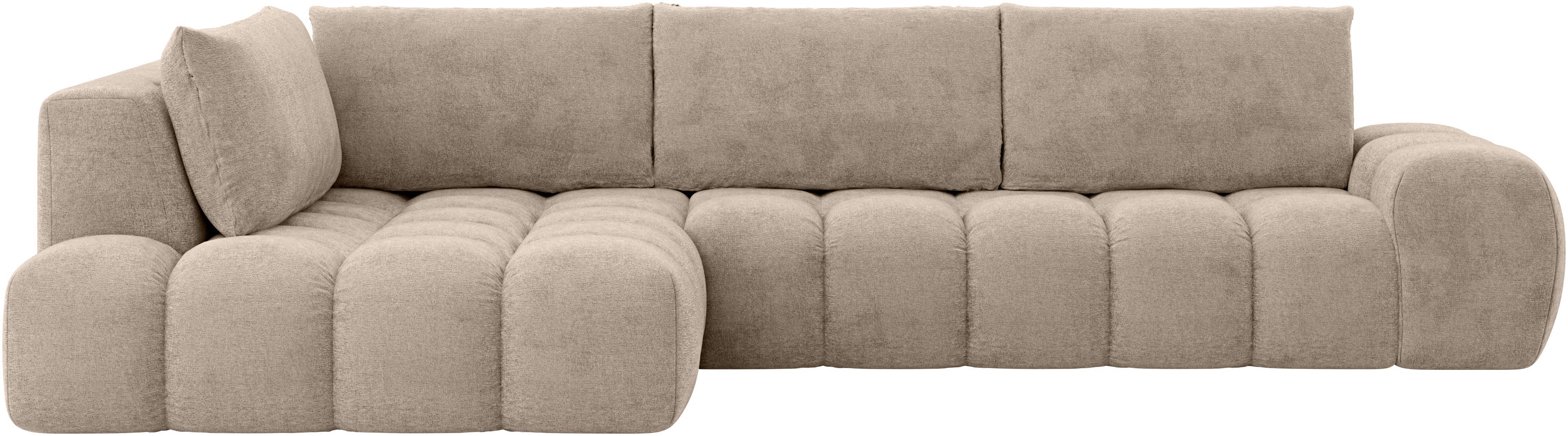 OTTO home Ecksofa AZITA L-Form, XXL 352 cm Designsofa in Bubble-Opitk, lose günstig online kaufen