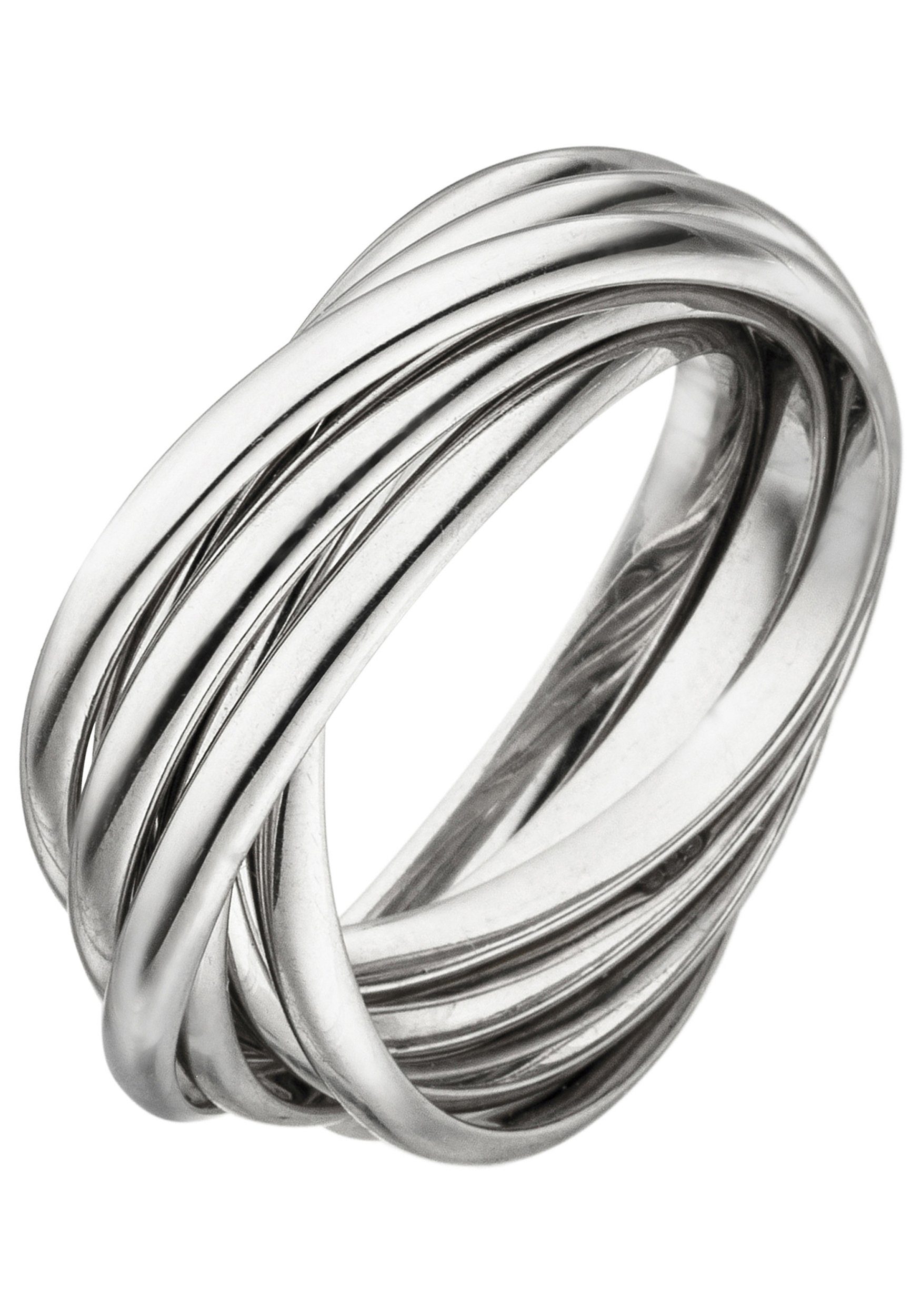 JOBO Fingerring, verschlungen 925 Silber