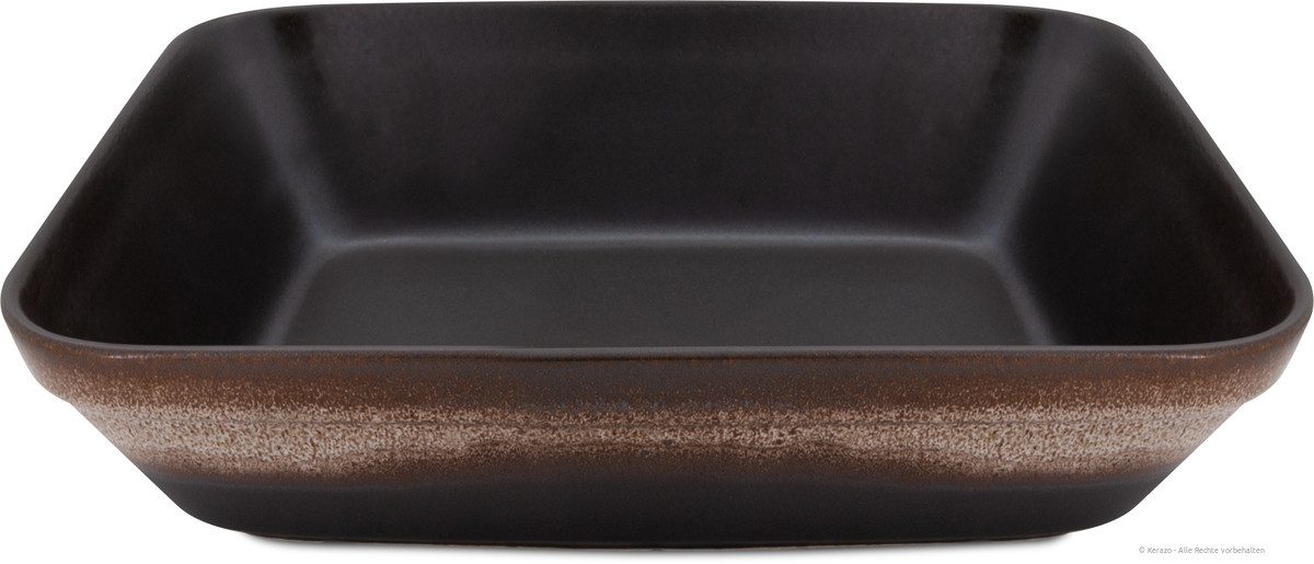Bunzlauer Keramik Auflaufform Bunzlauer Keramik 2,7L Auflaufform Backform 29,7x23,2x7cm Dekor ZACIEK, Keramik