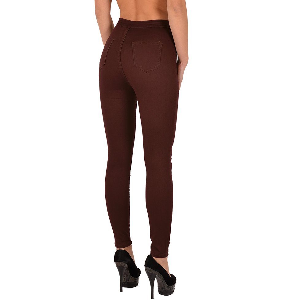 ESRA Skinny-fit-Jeans Z92 Damen Jeans Skinny Hose High Waist