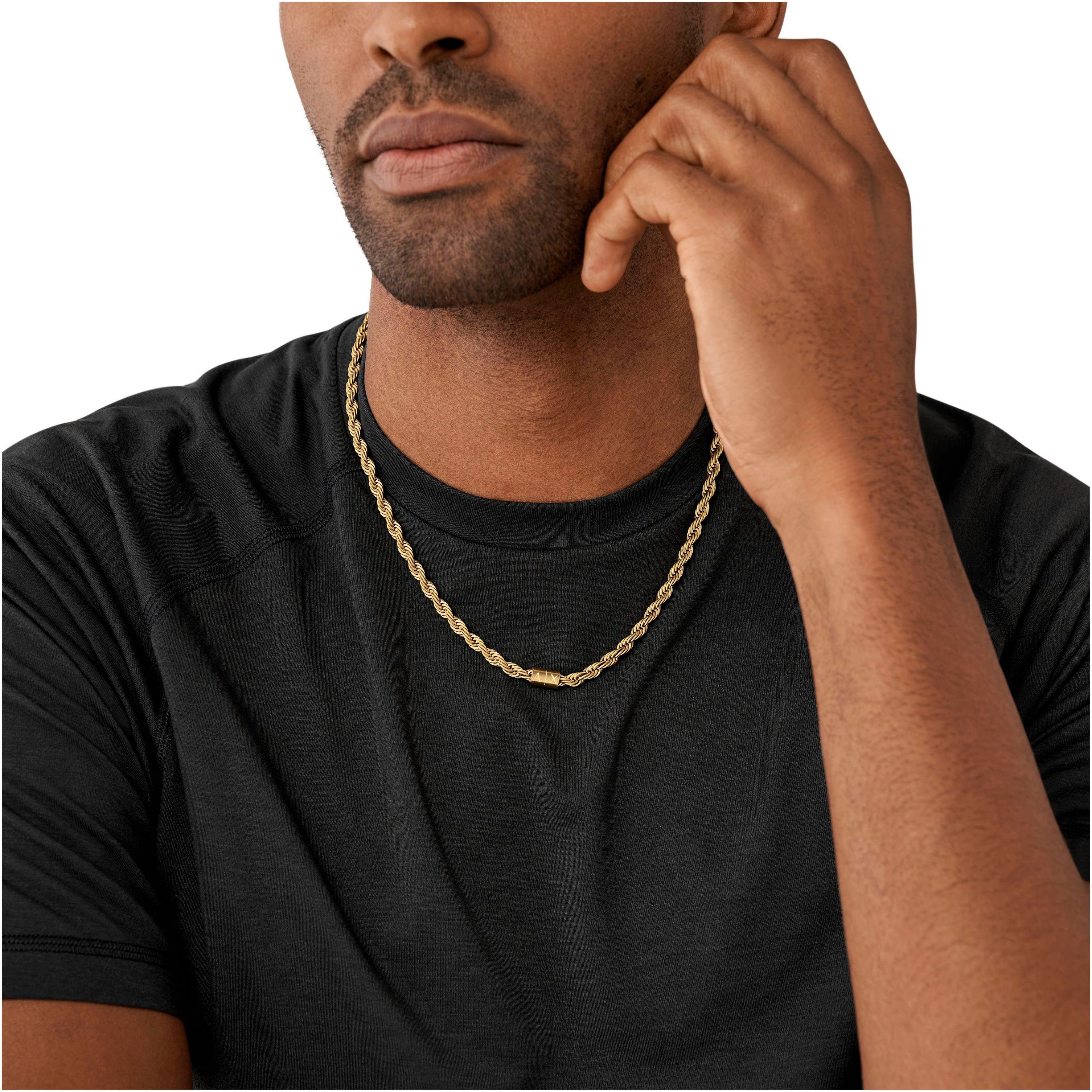 ARMANI EXCHANGE Edelstahlkette ICON, AXG...